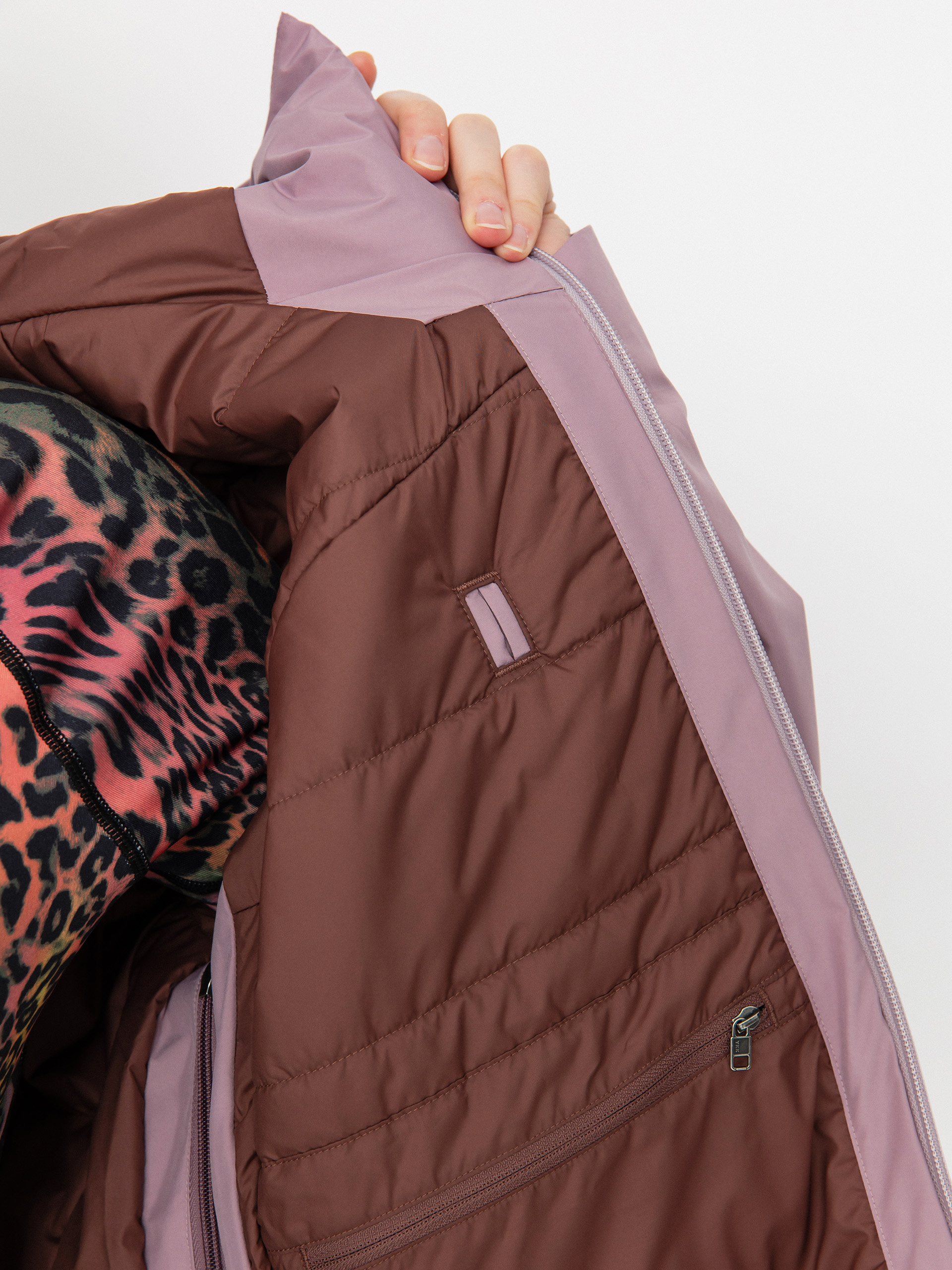 Dámská Bunda Patagonia Insulated Powder Town (stormy mauve)