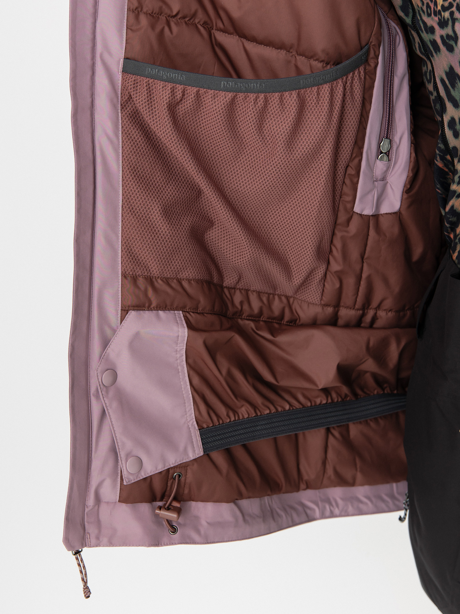 Dámská Bunda Patagonia Insulated Powder Town (stormy mauve)