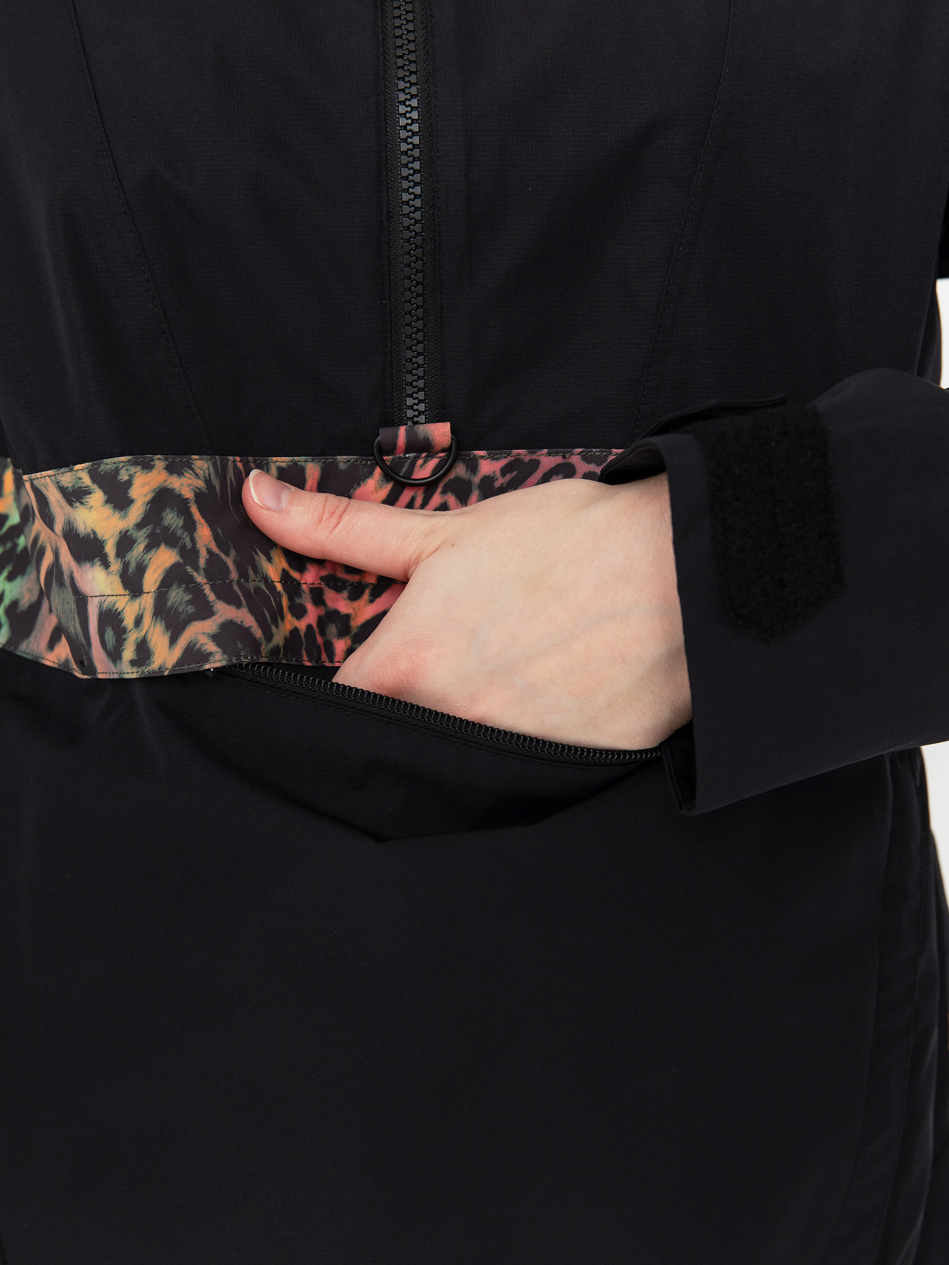 Dámská Snowboardová bunda Volcom Ashfield Pullover (black)