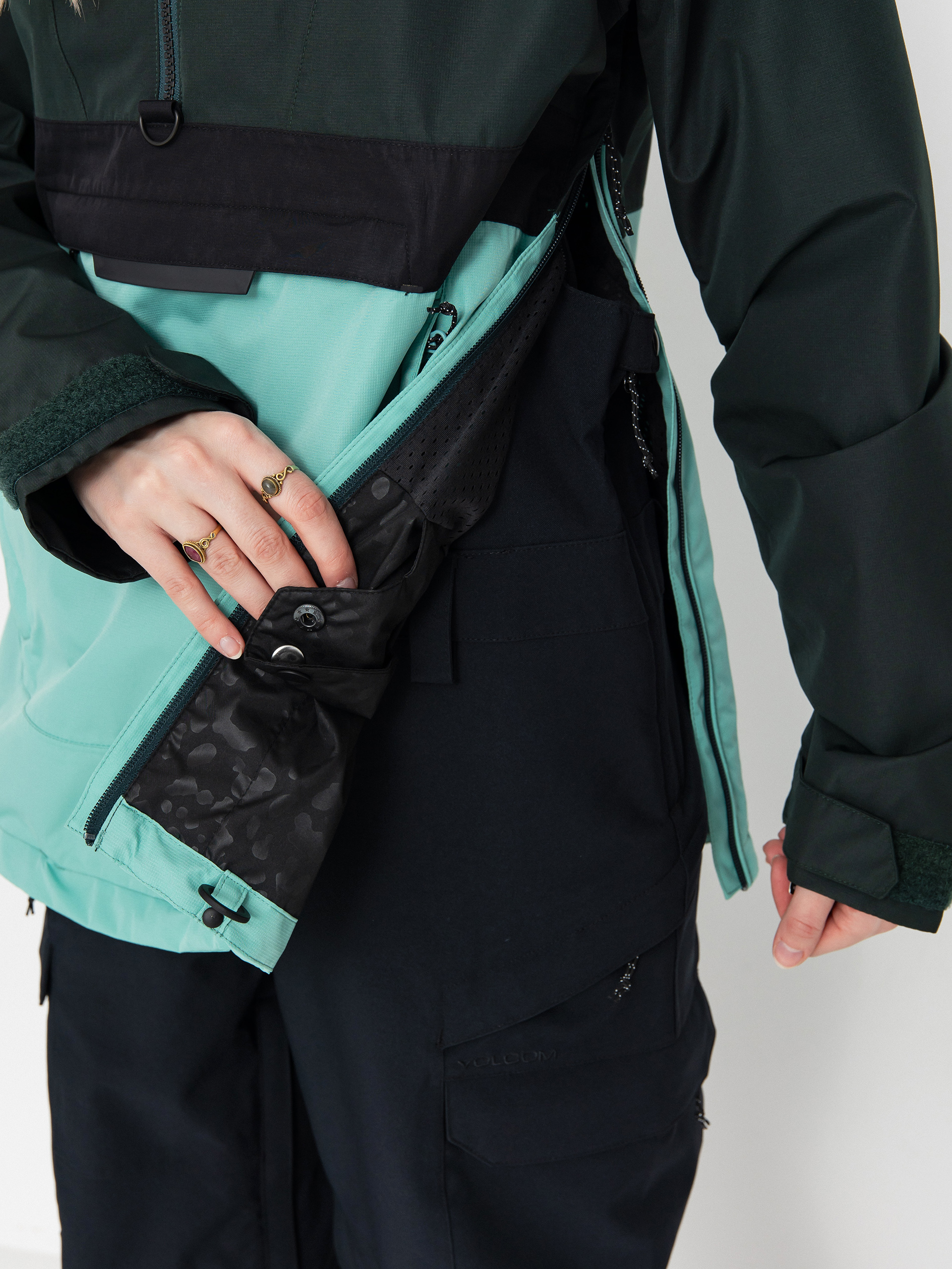 Dámská Snowboardová bunda Volcom Ashfield Pullover (wasabi)