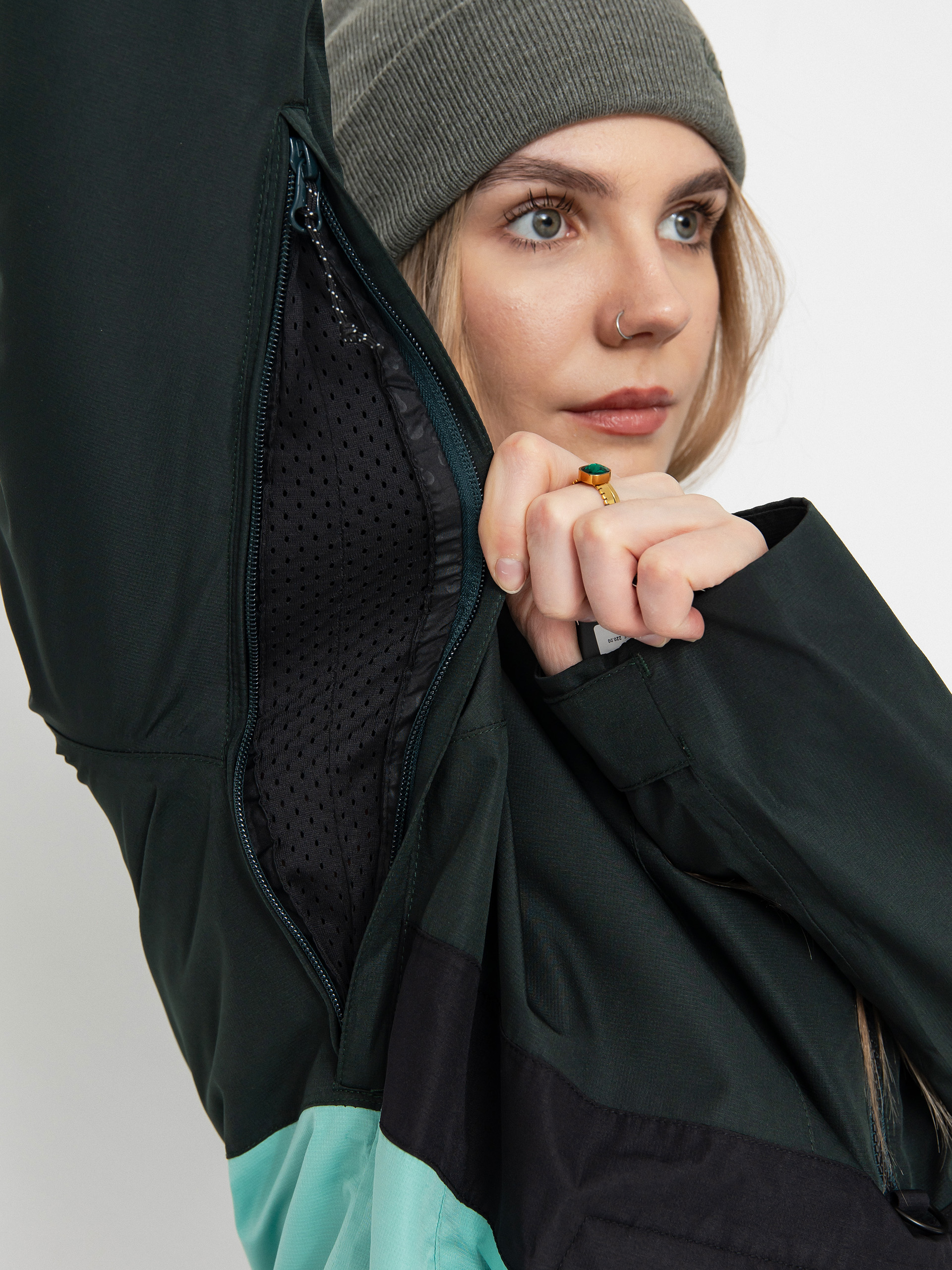 Dámská Snowboardová bunda Volcom Ashfield Pullover (wasabi)