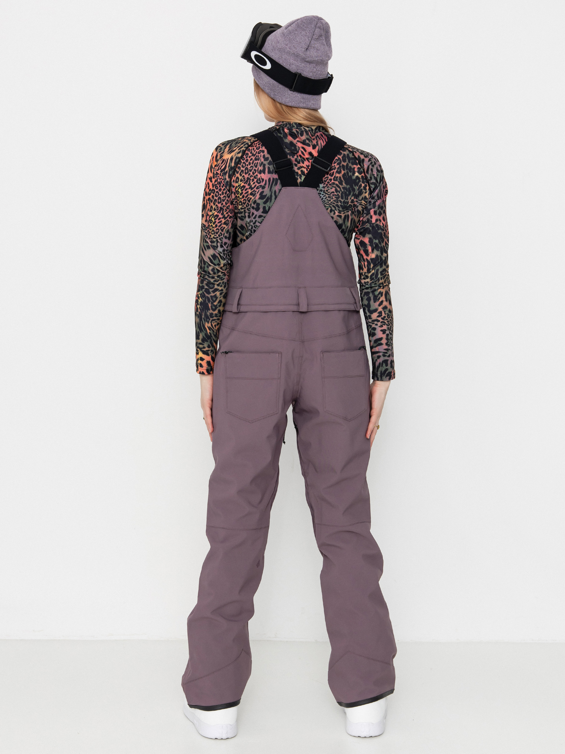 Dámské Snowboardové kalhoty  Volcom Swift Bib Overall (dusty lavender)