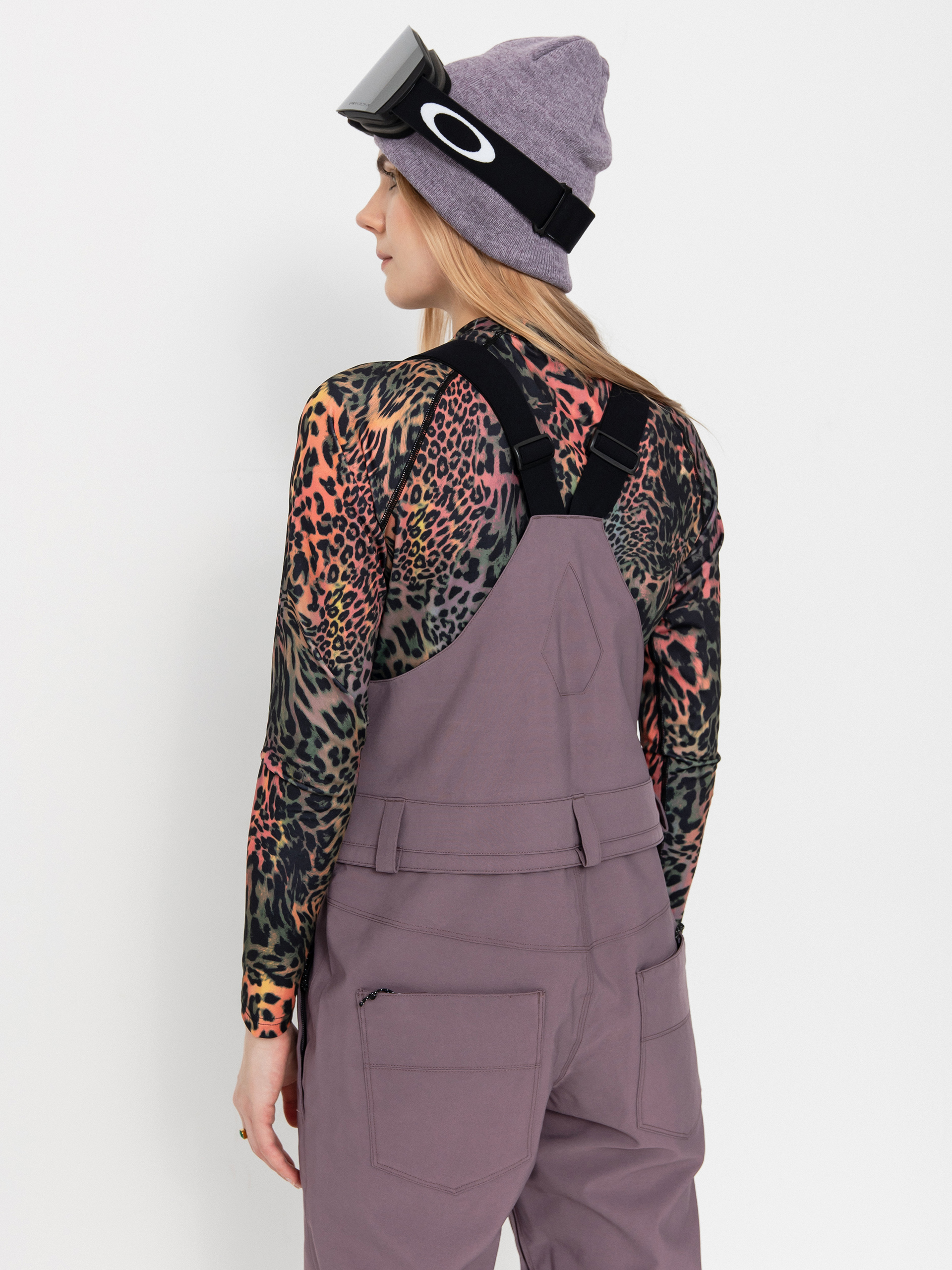 Dámské Snowboardové kalhoty  Volcom Swift Bib Overall (dusty lavender)