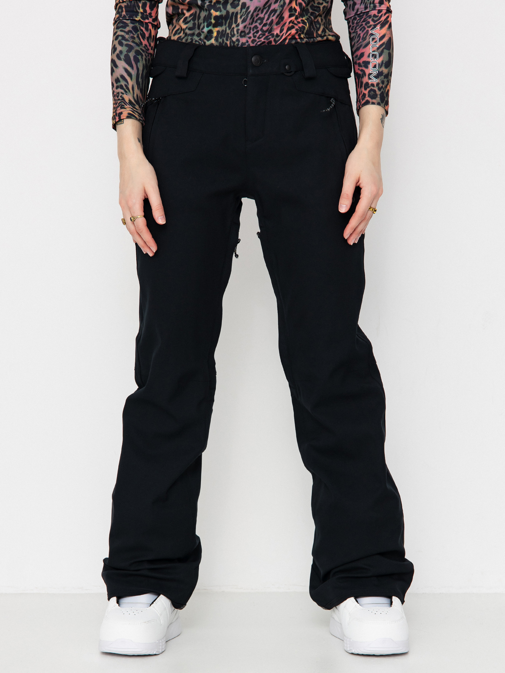 Snowboardové kalhoty  Volcom Genus Stretch Wmn (black)