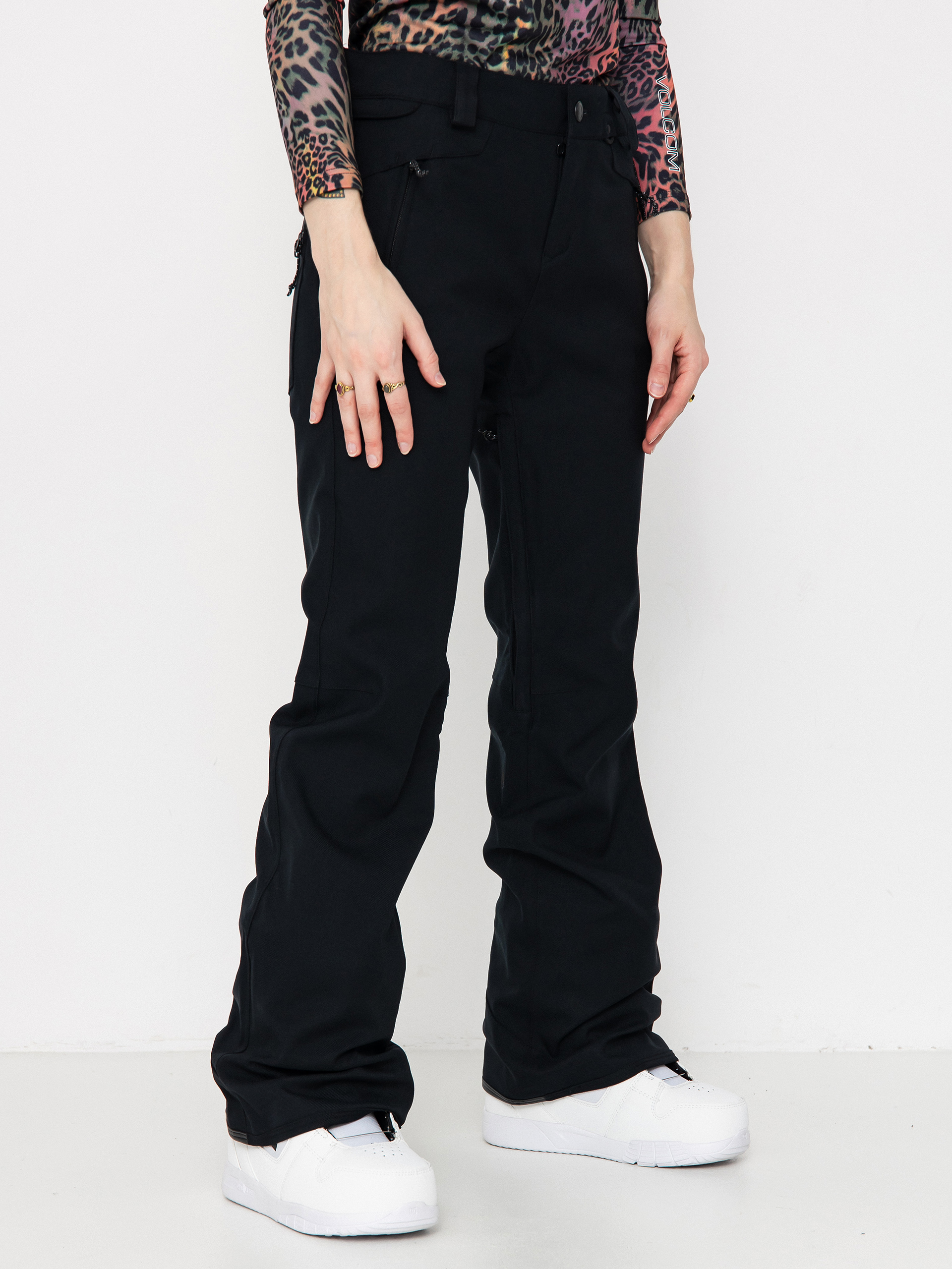 Dámské Snowboardové kalhoty  Volcom Genus Stretch (black)