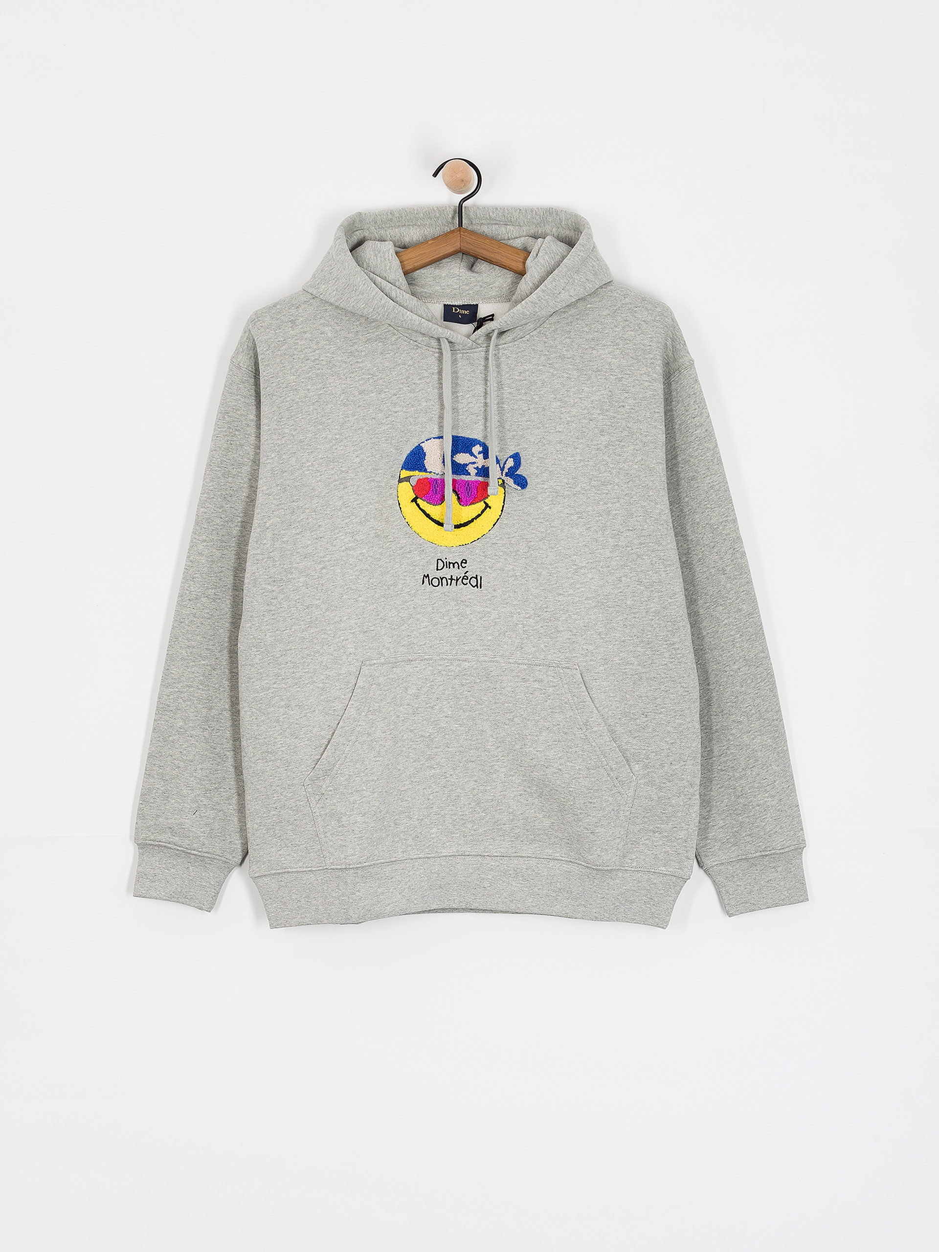 Mikina s kapucu00ed Dime Rawdon HD (heather gray)