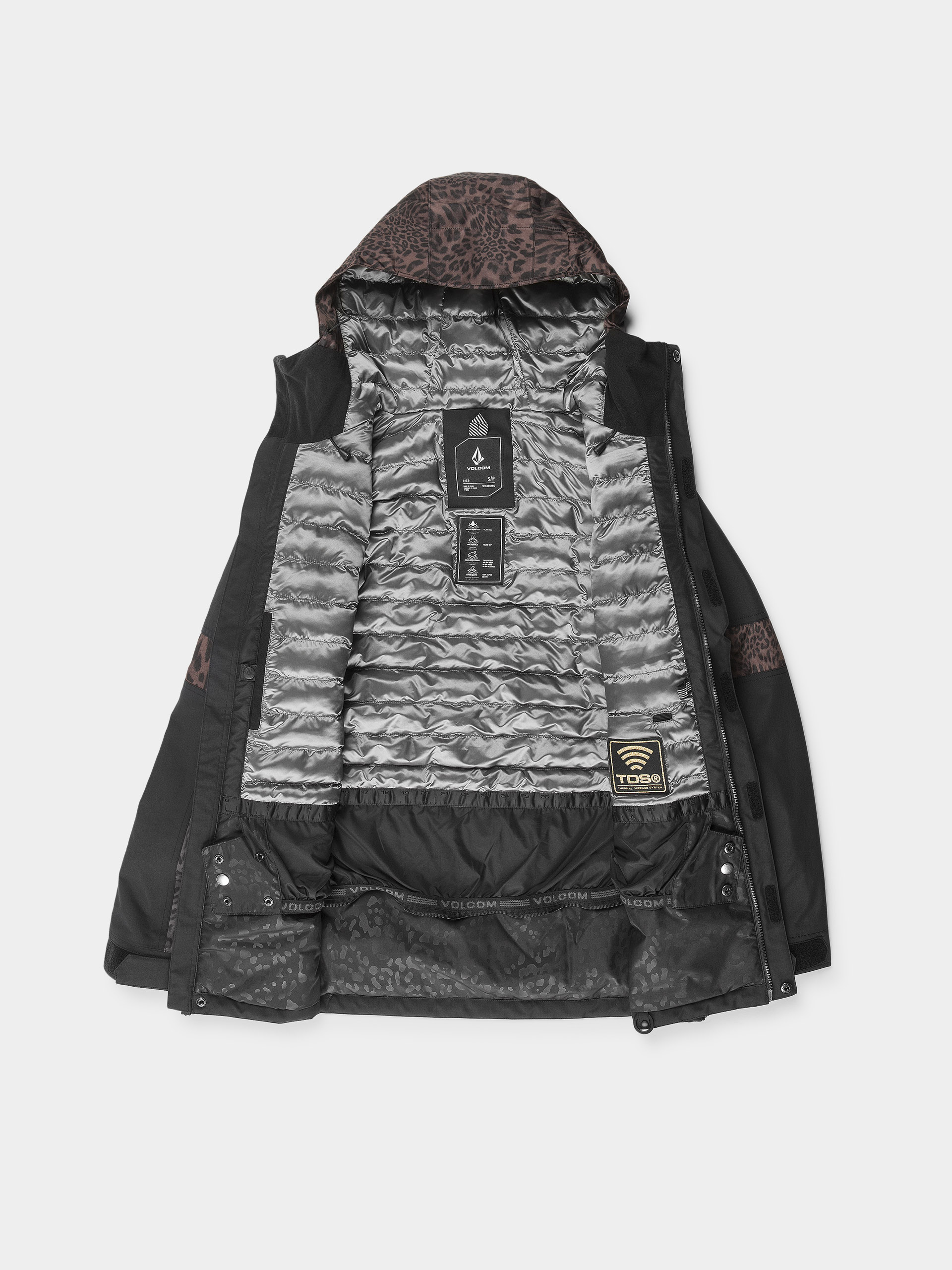 Snowboardová bunda Volcom Larx 2L Tds Inf Parka Wmn (black)