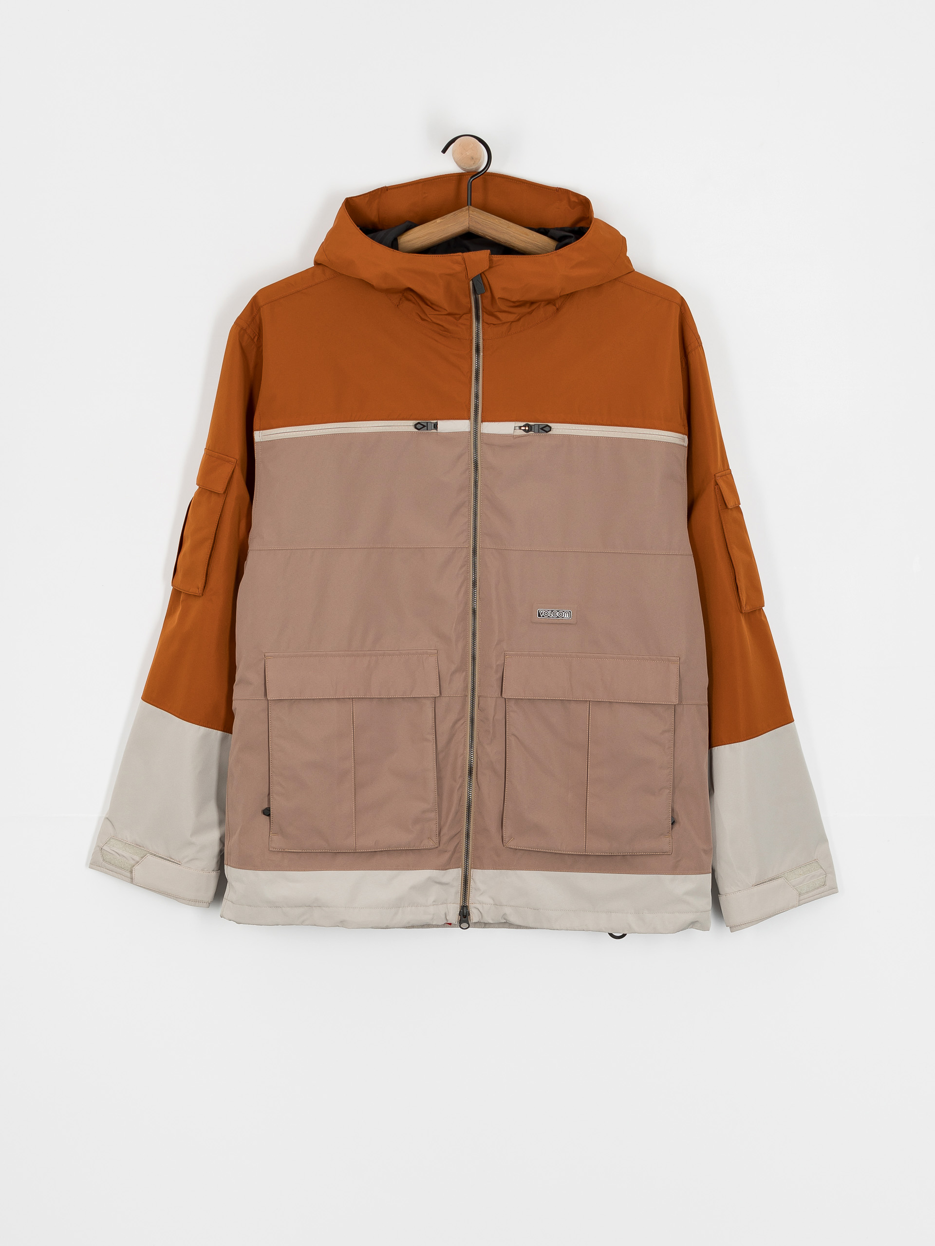 Pánská Snowboardová bunda Volcom Nightbreaker 20K (chestnut brown)