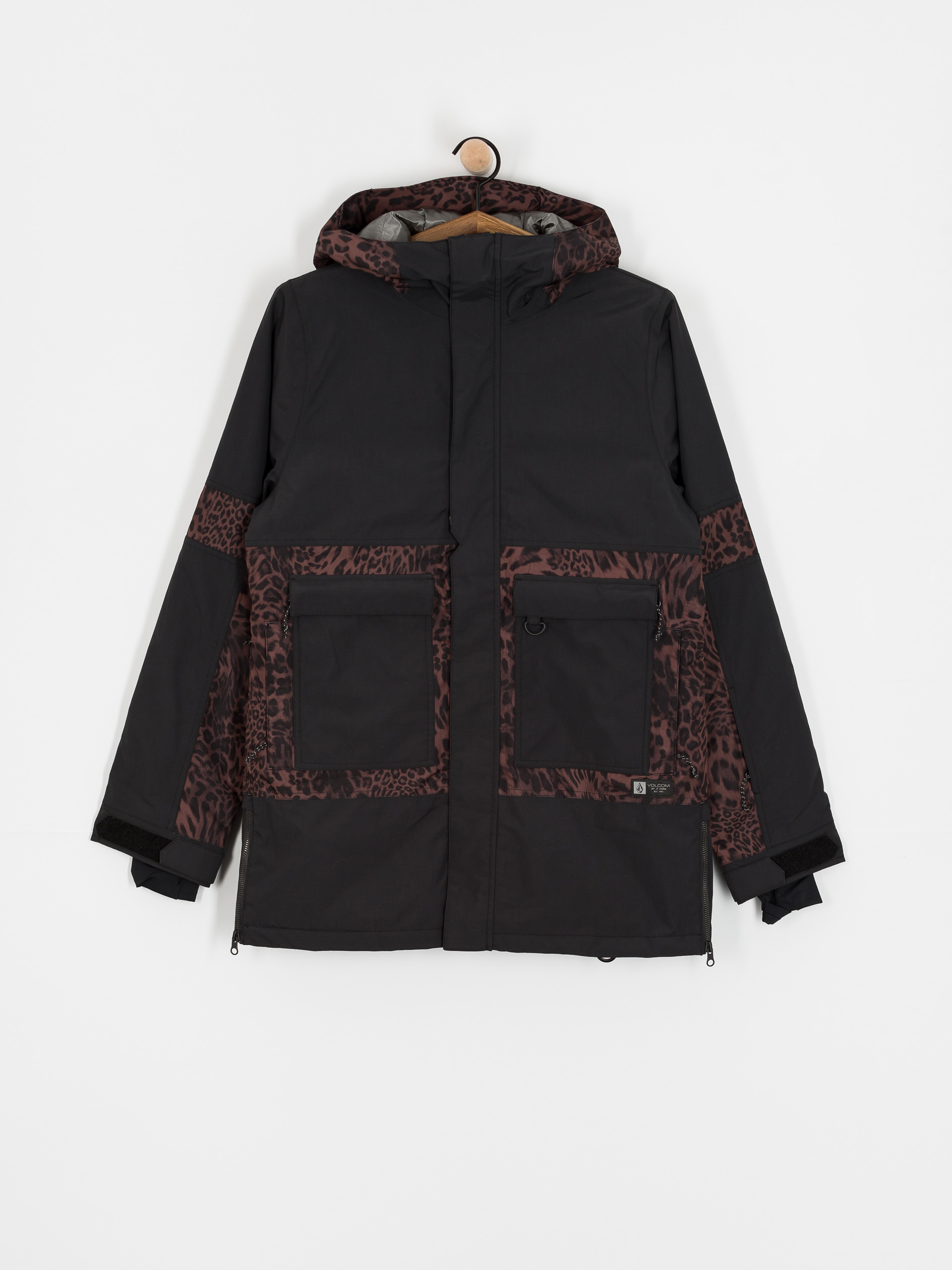 Snowboardová bunda Volcom Larx 2L Tds Inf Parka Wmn - černá (black)