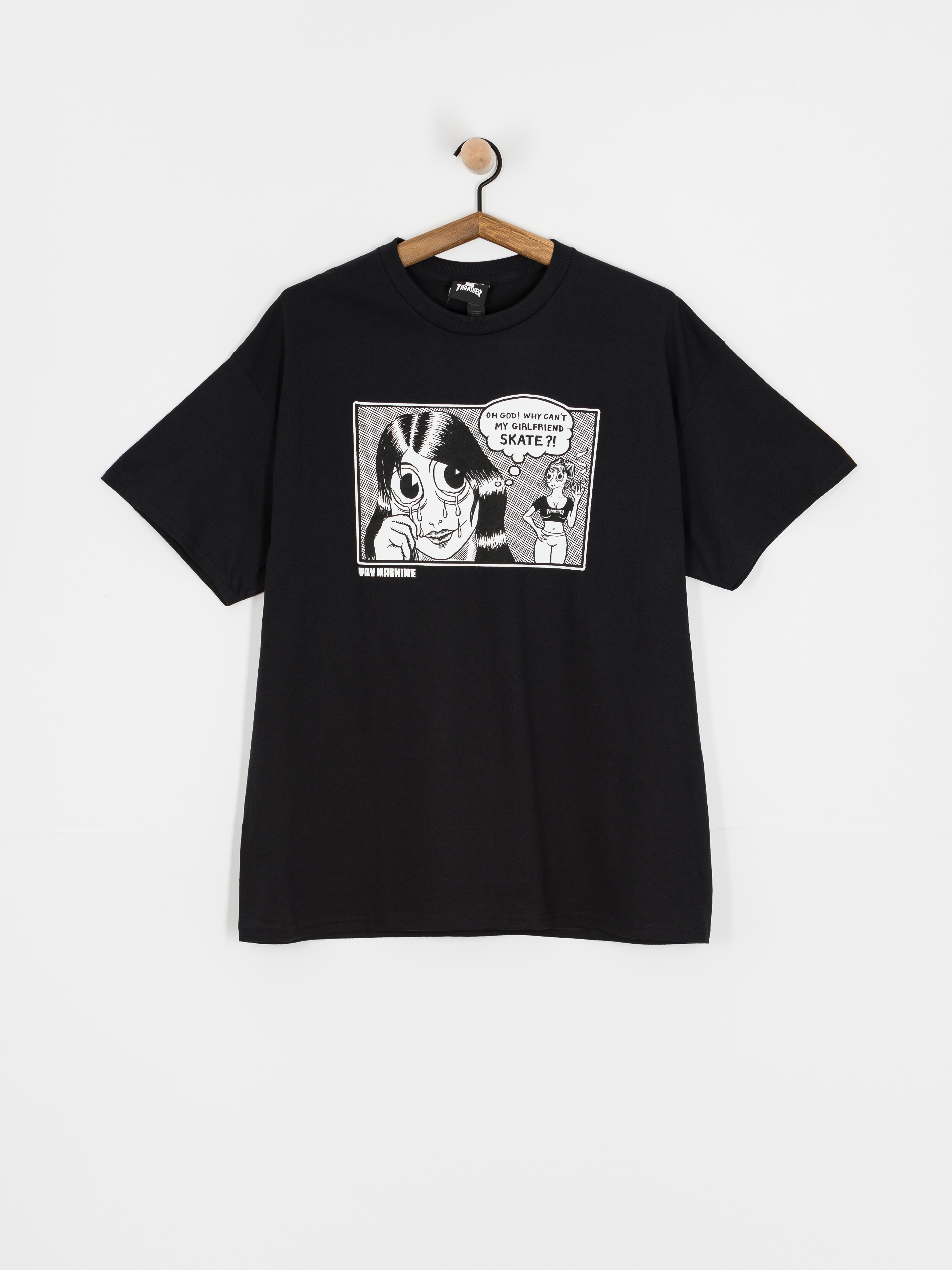 Tričko Thrasher X Toy Machine Girlfriend (black)