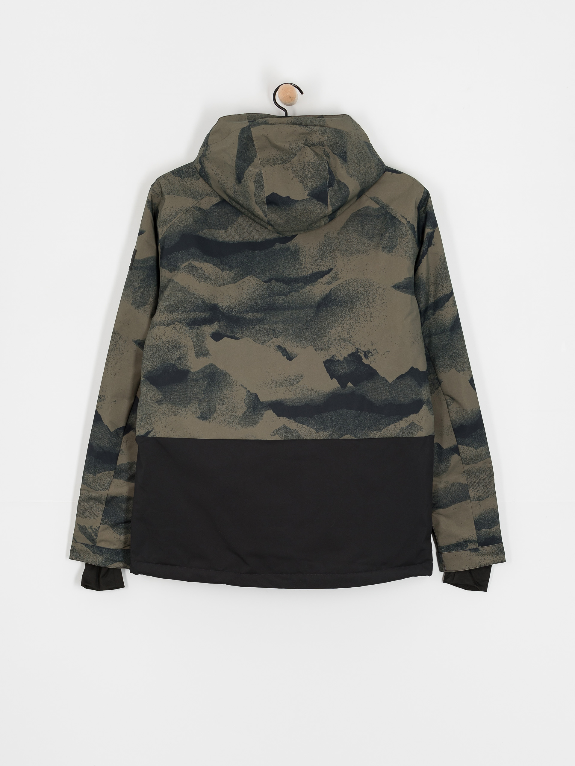 Pánská Snowboardová bunda Quiksilver Mission Printed Block (mountain spray cante)