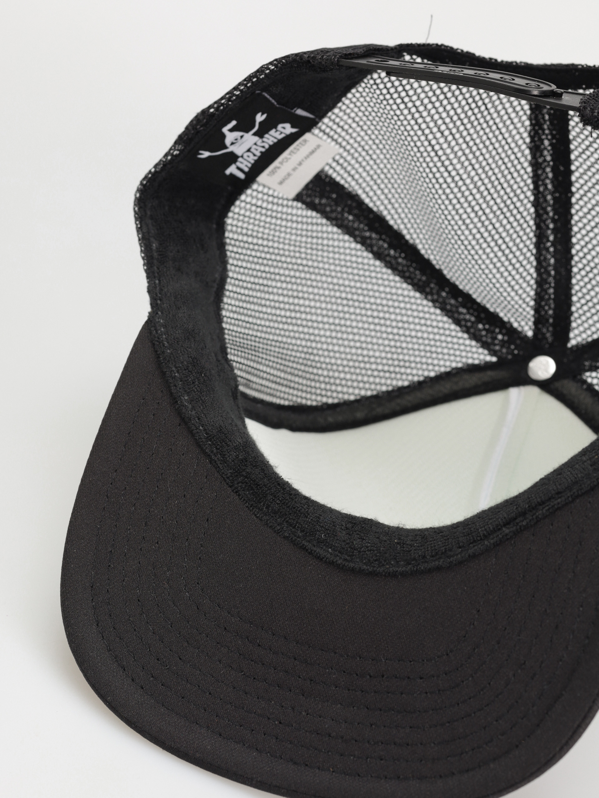 Kšiltovka Thrasher X Toy Machine B.T.H. Trucker (black/black/white)