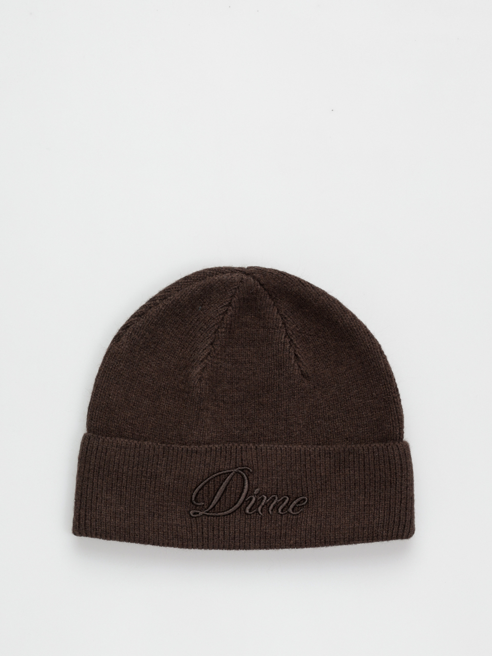 u010cepice Dime Cursive Wool Fold (dark brown)
