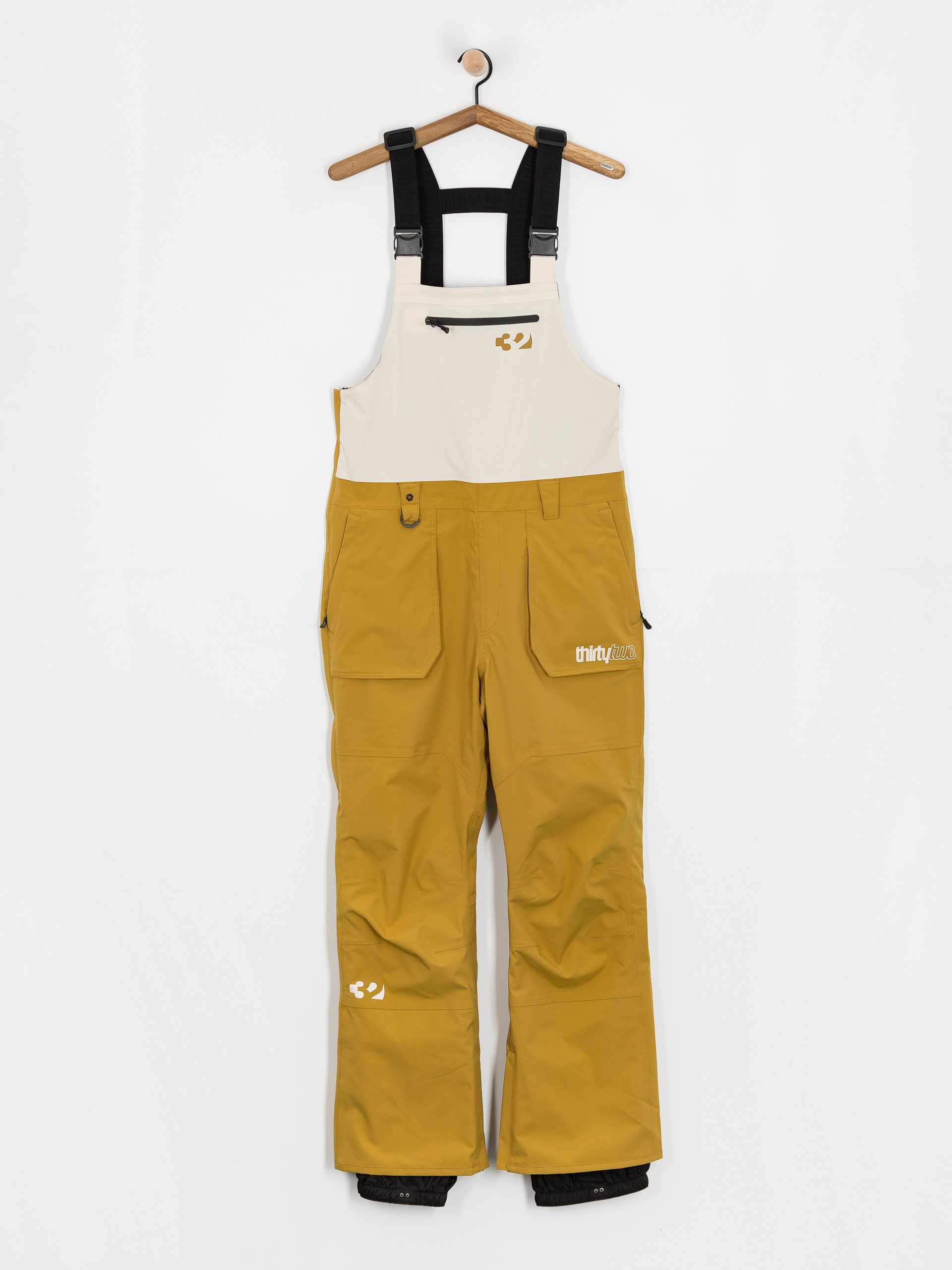 Snowboardové kalhoty ThirtyTwo Basement Bib JR (tan)