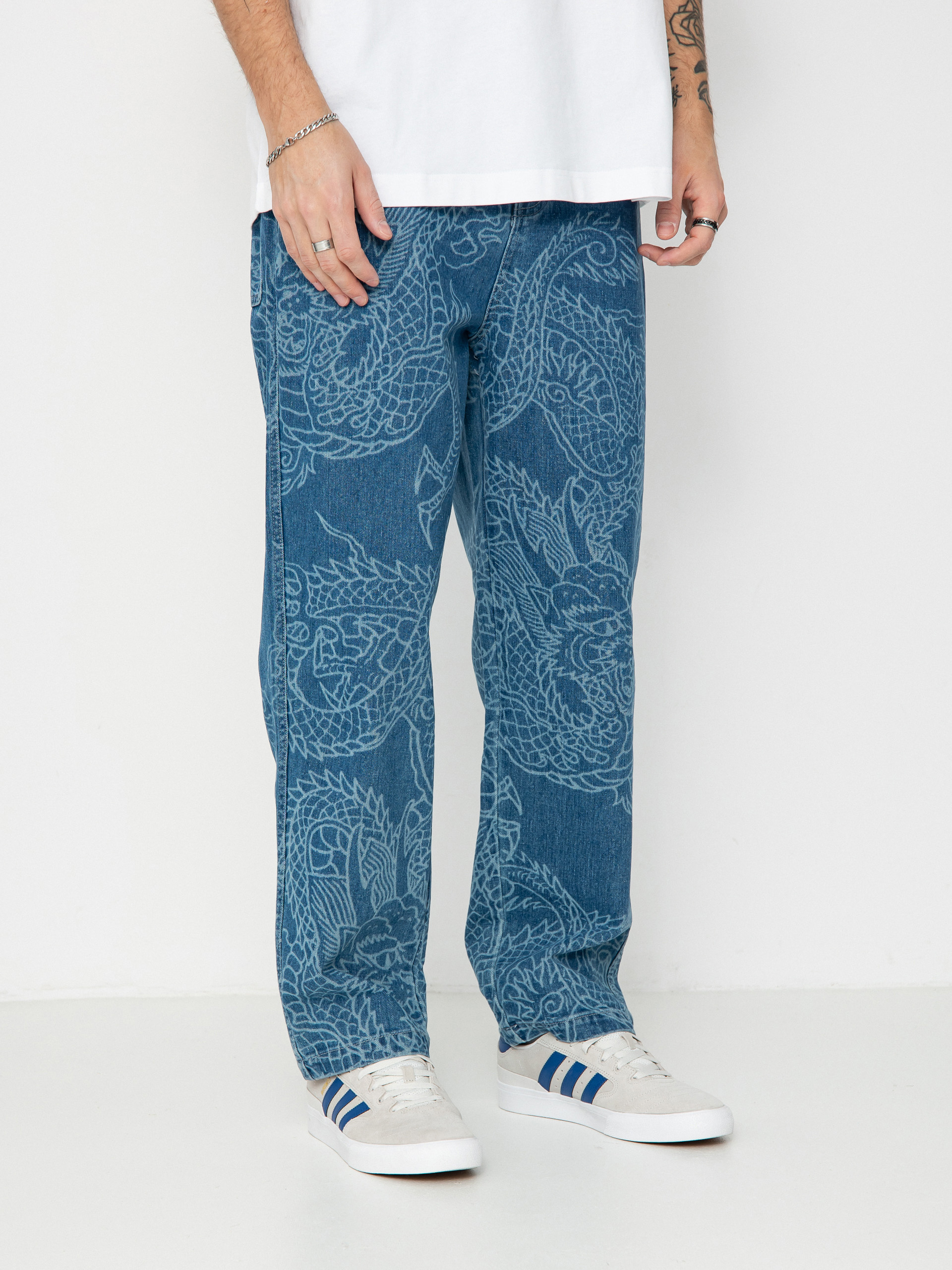 Kalhoty RipNDip Haku Denim (dark wash)