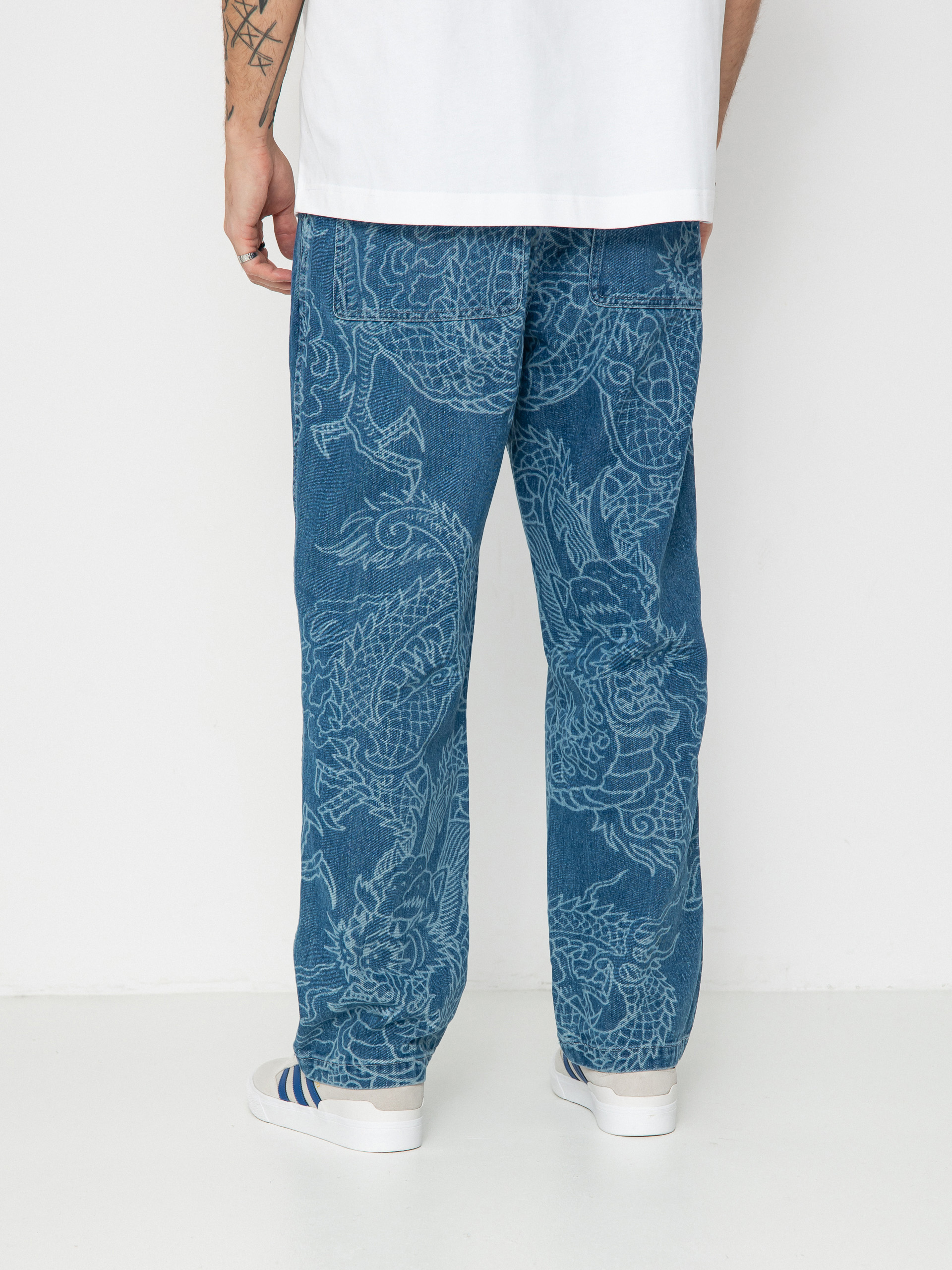 Kalhoty RipNDip Haku Denim (dark wash)