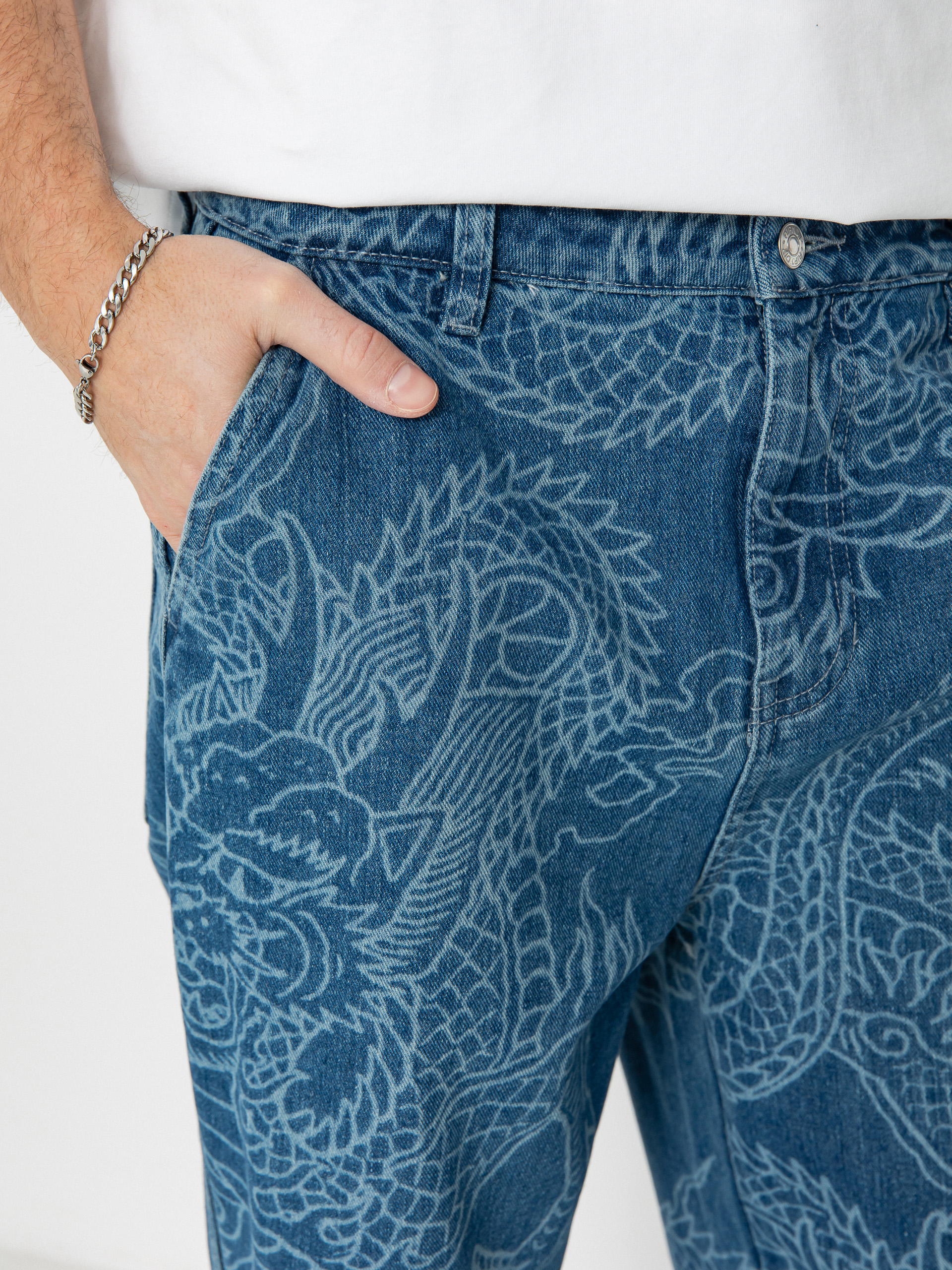 Kalhoty RipNDip Haku Denim (dark wash)
