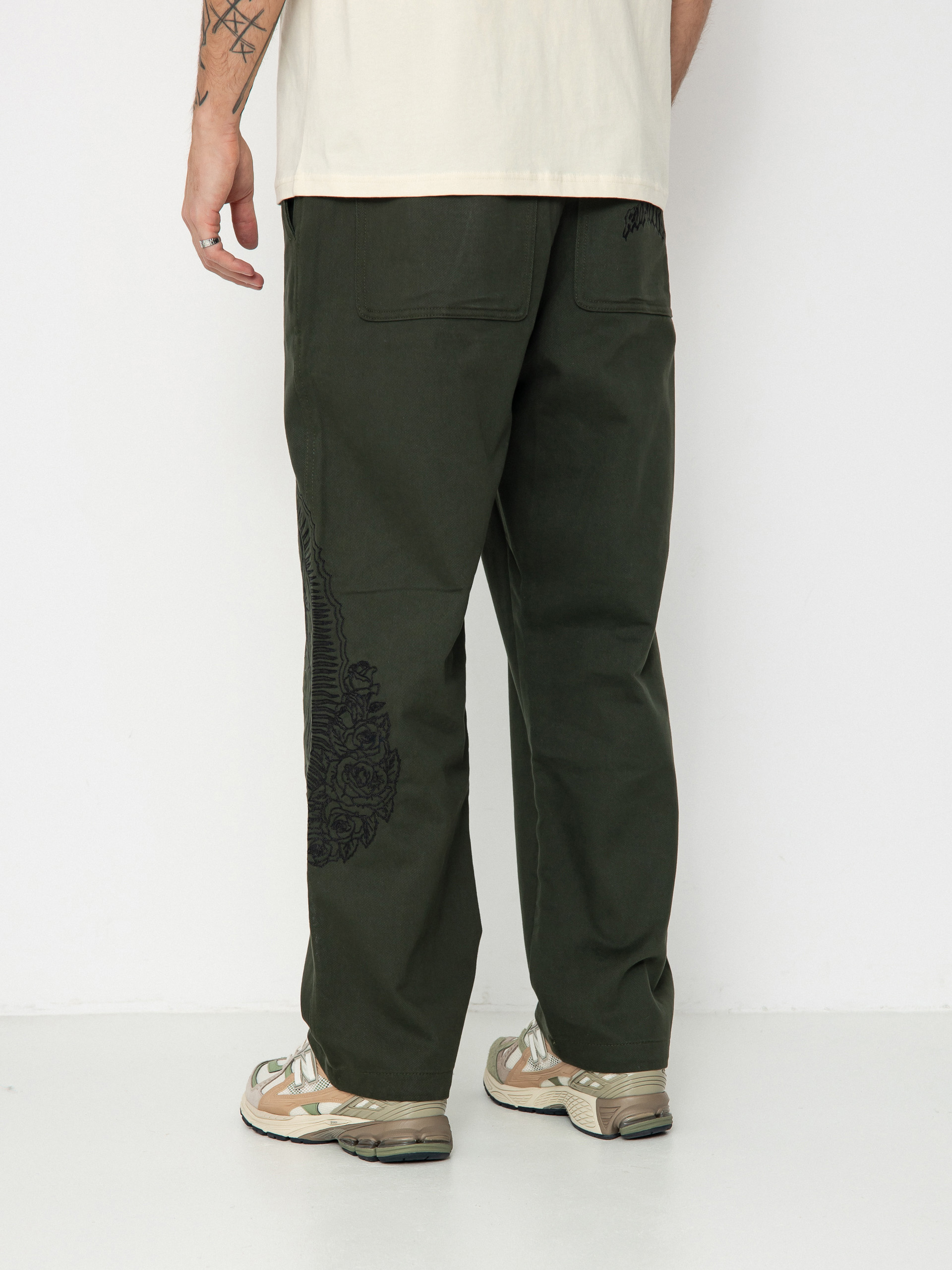Kalhoty RipNDip Mother Nerm Twill (dark olive)