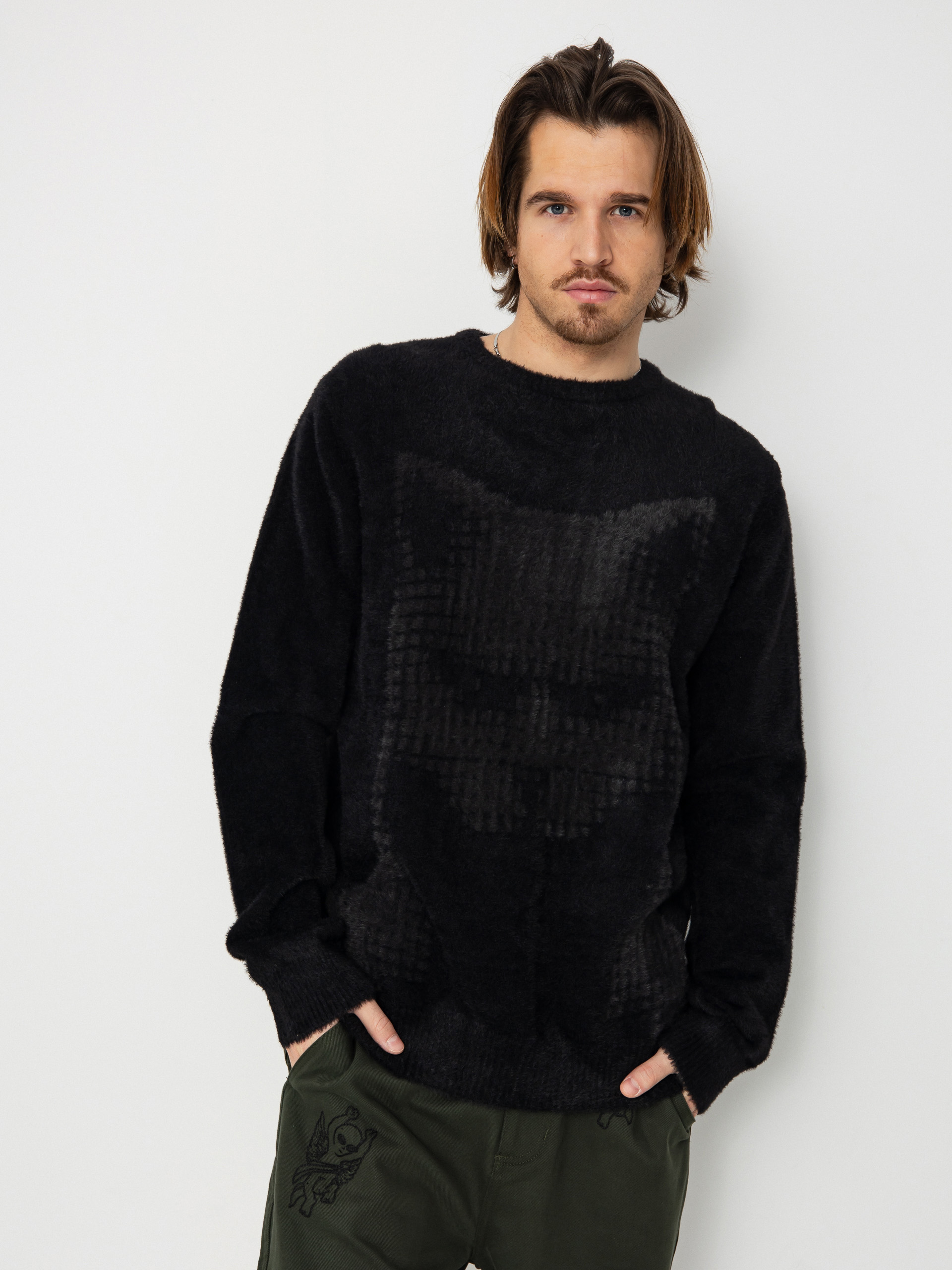 Svetr RipNDip Internal Mohair (black)