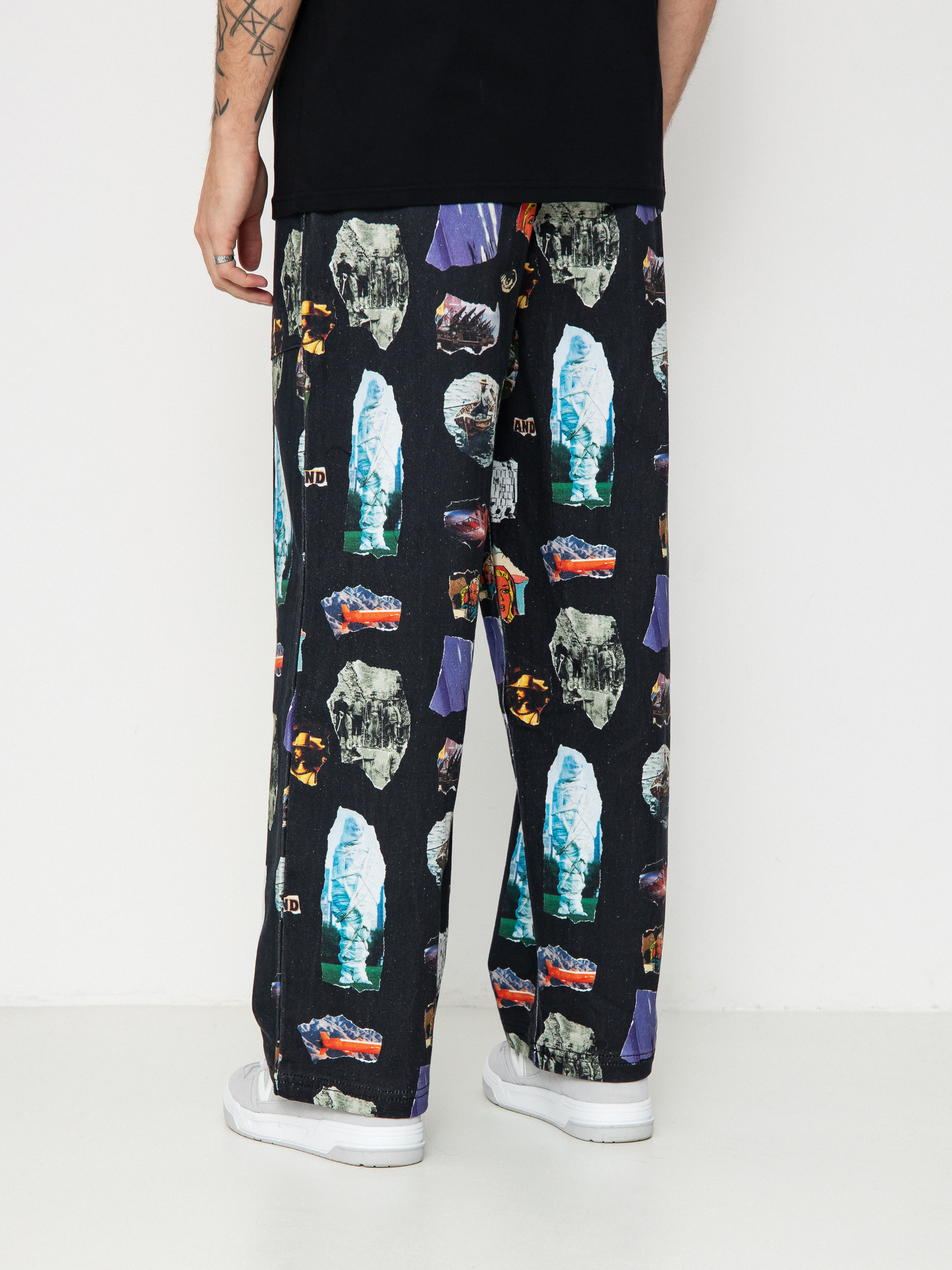 Kalhoty Poetic Collective Painter (and collage)