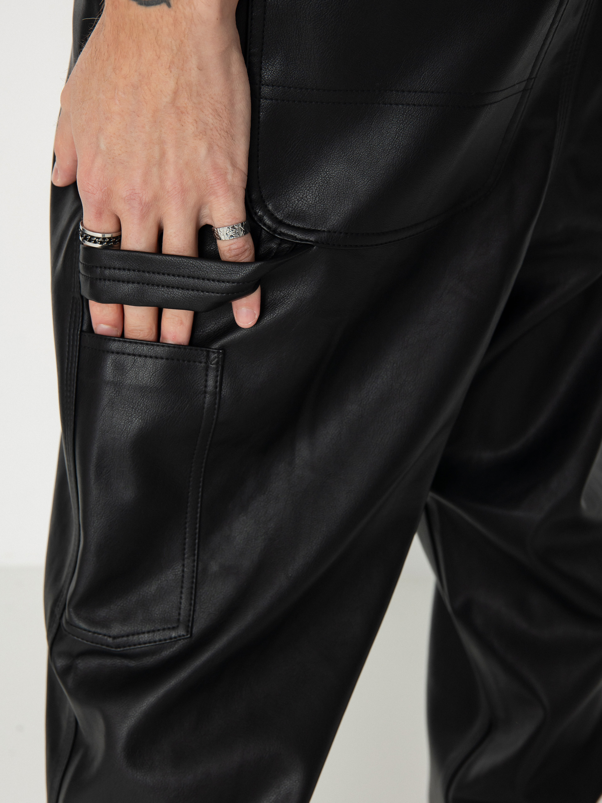 Kalhoty Carhartt WIP Single Knee (black)