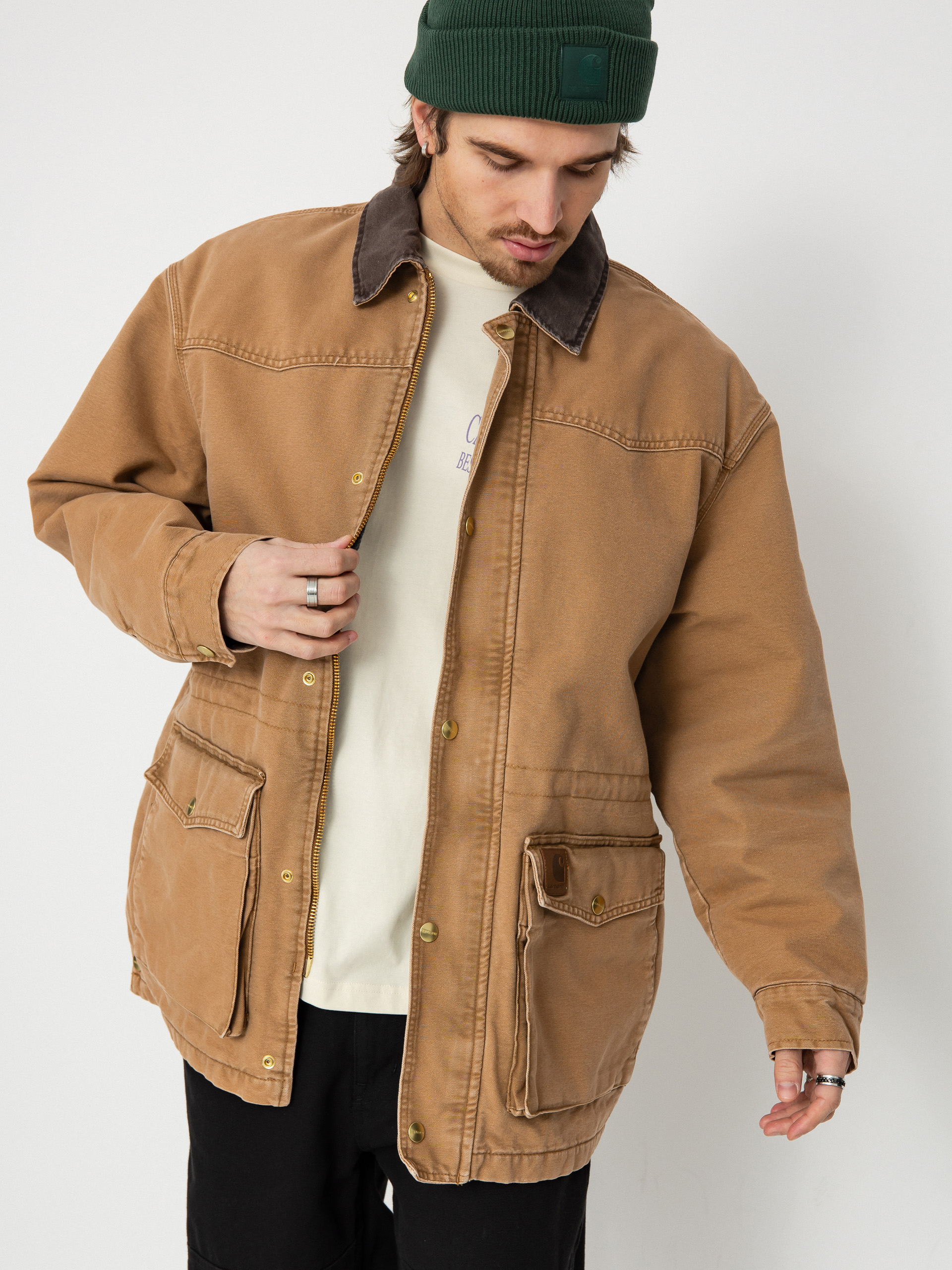 Bunda Carhartt WIP OG Santa Fe Coat (hamilton brown/tobacco)