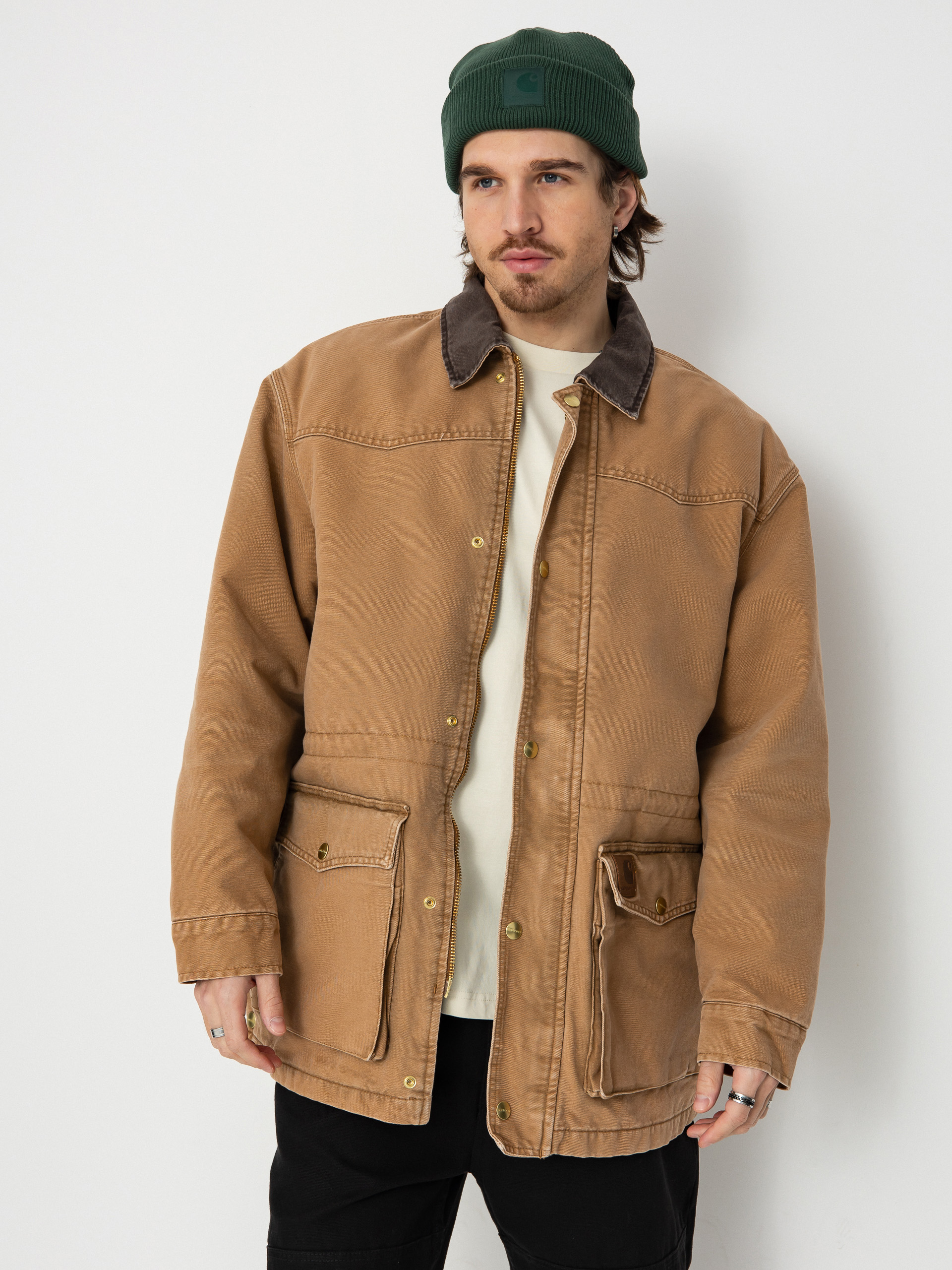 Bunda Carhartt WIP OG Santa Fe Coat (hamilton brown/tobacco)
