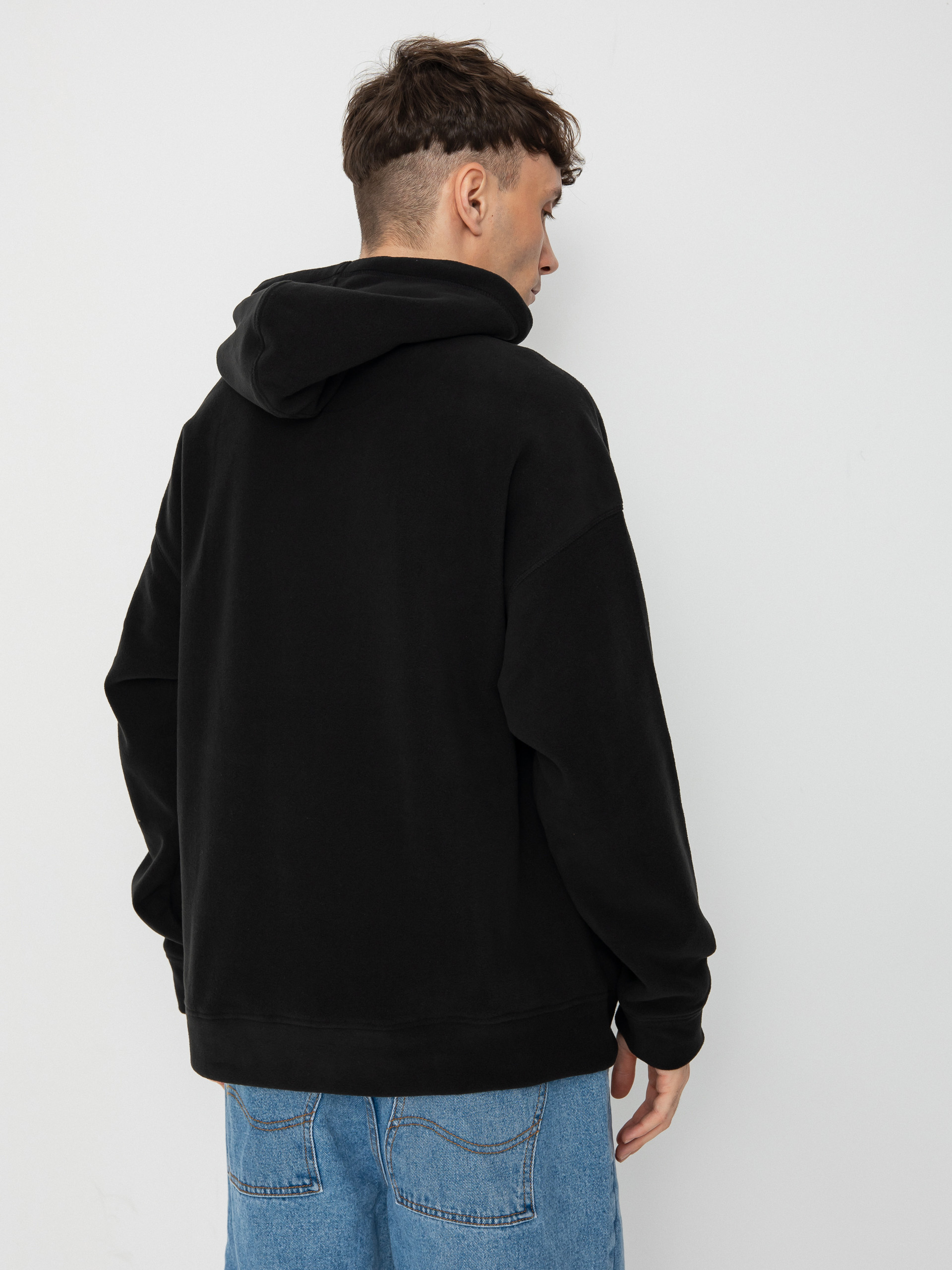 Mikina s kapucí Poetic Collective Fleece HD (black)