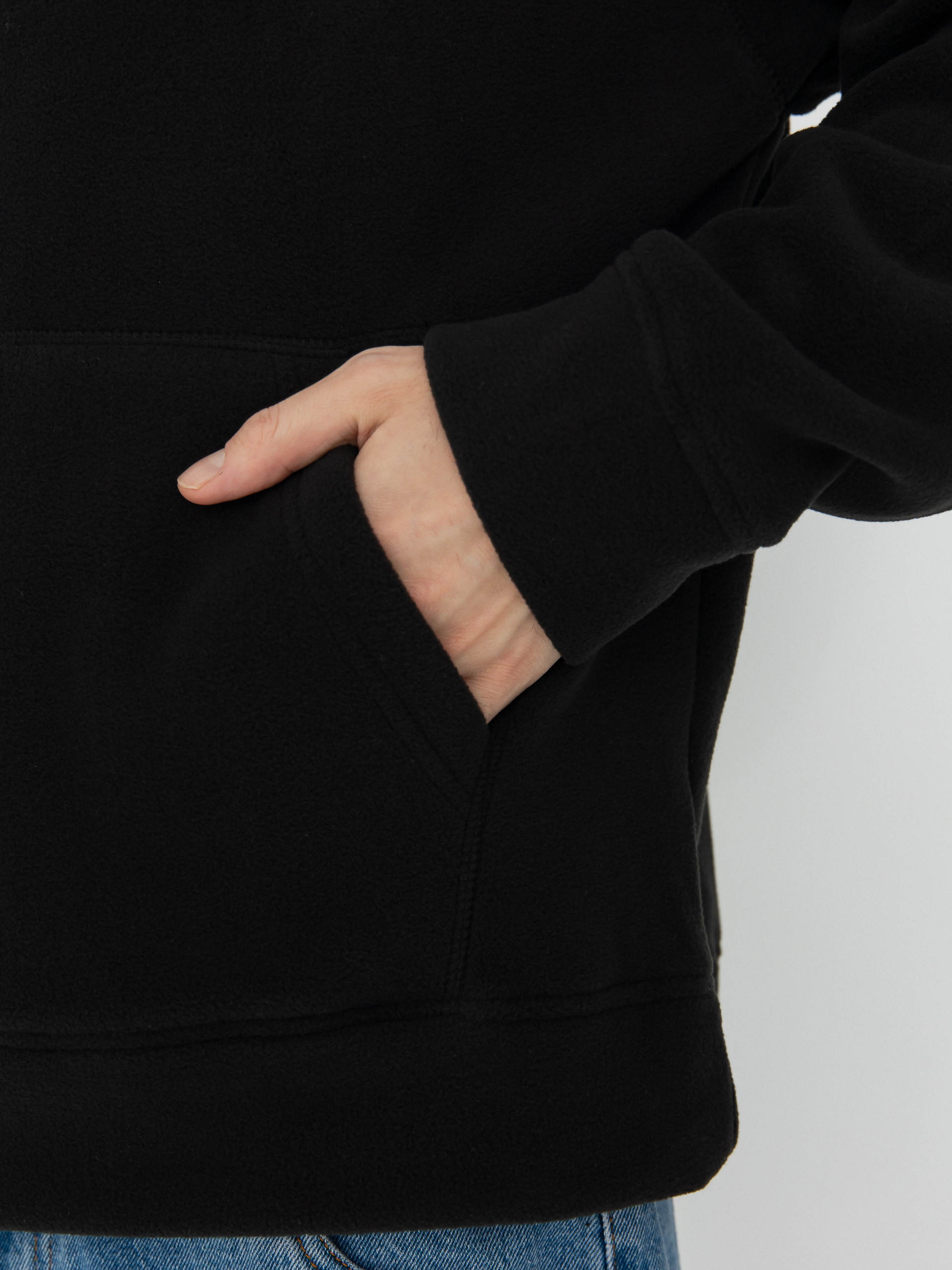 Mikina s kapucí Poetic Collective Fleece HD (black)