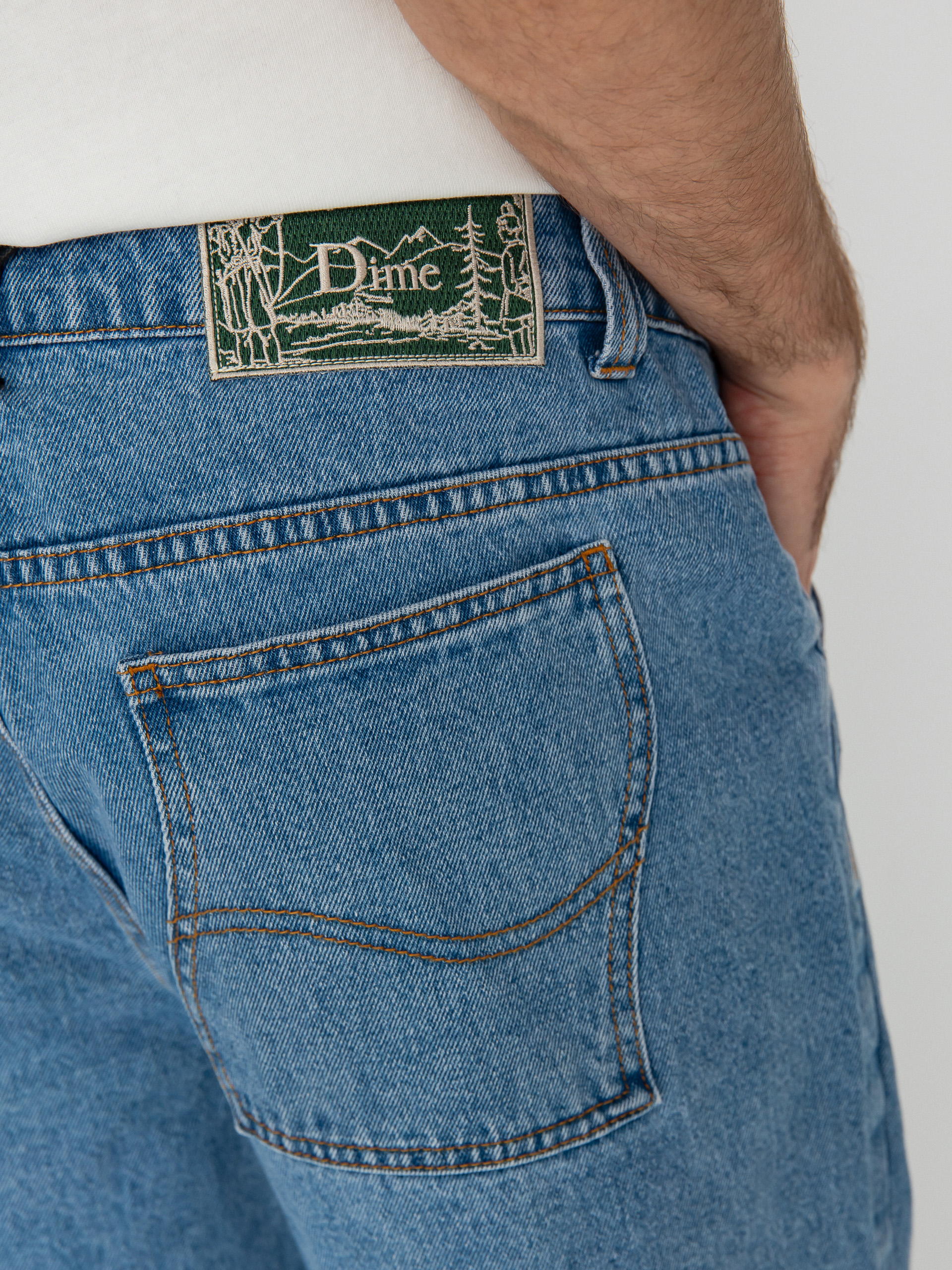 Kalhoty Dime Classic Relaxed Denim (blue washed)