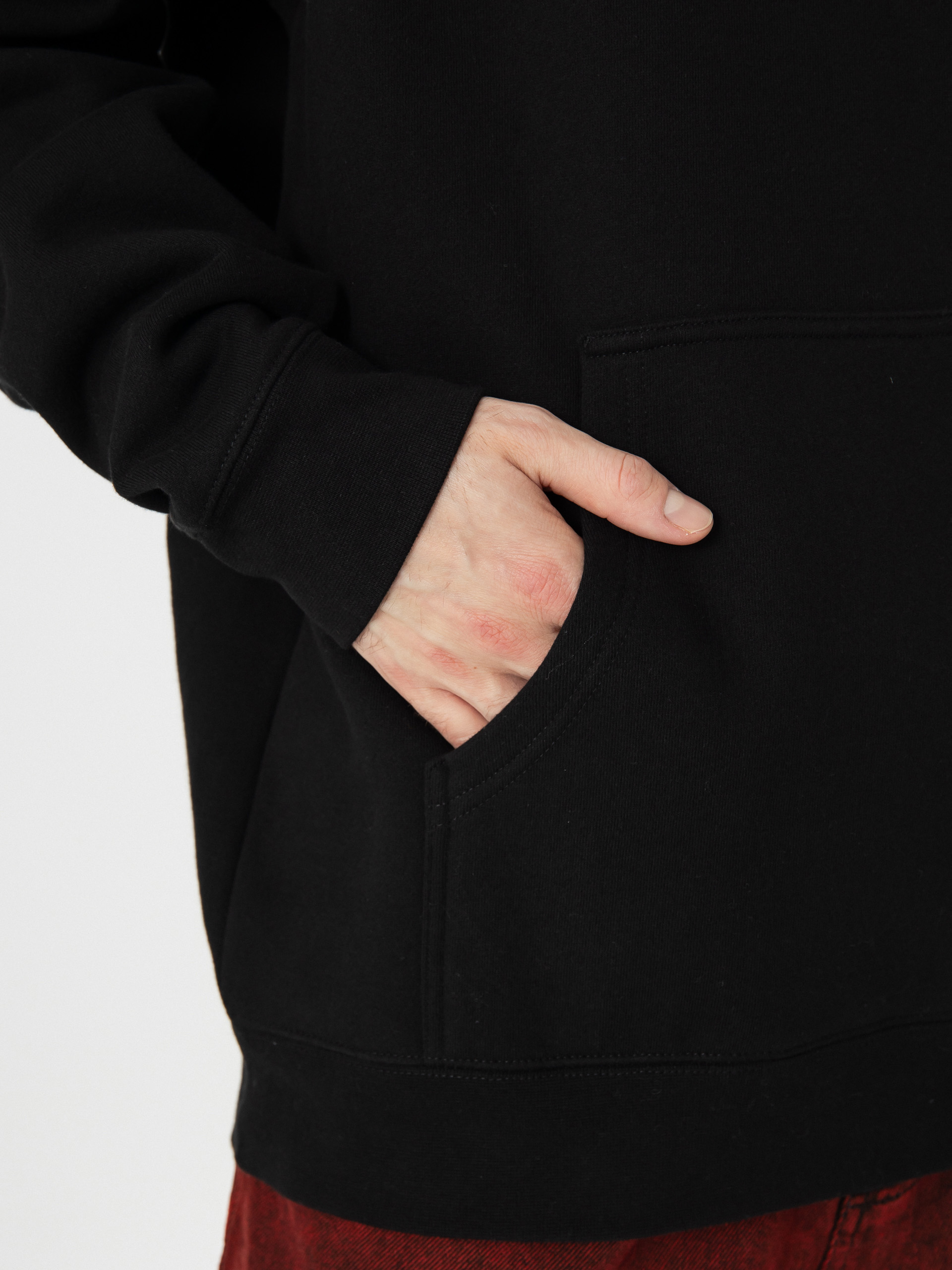 Mikina s kapucí Spitfire Immortal Fire HD (black)