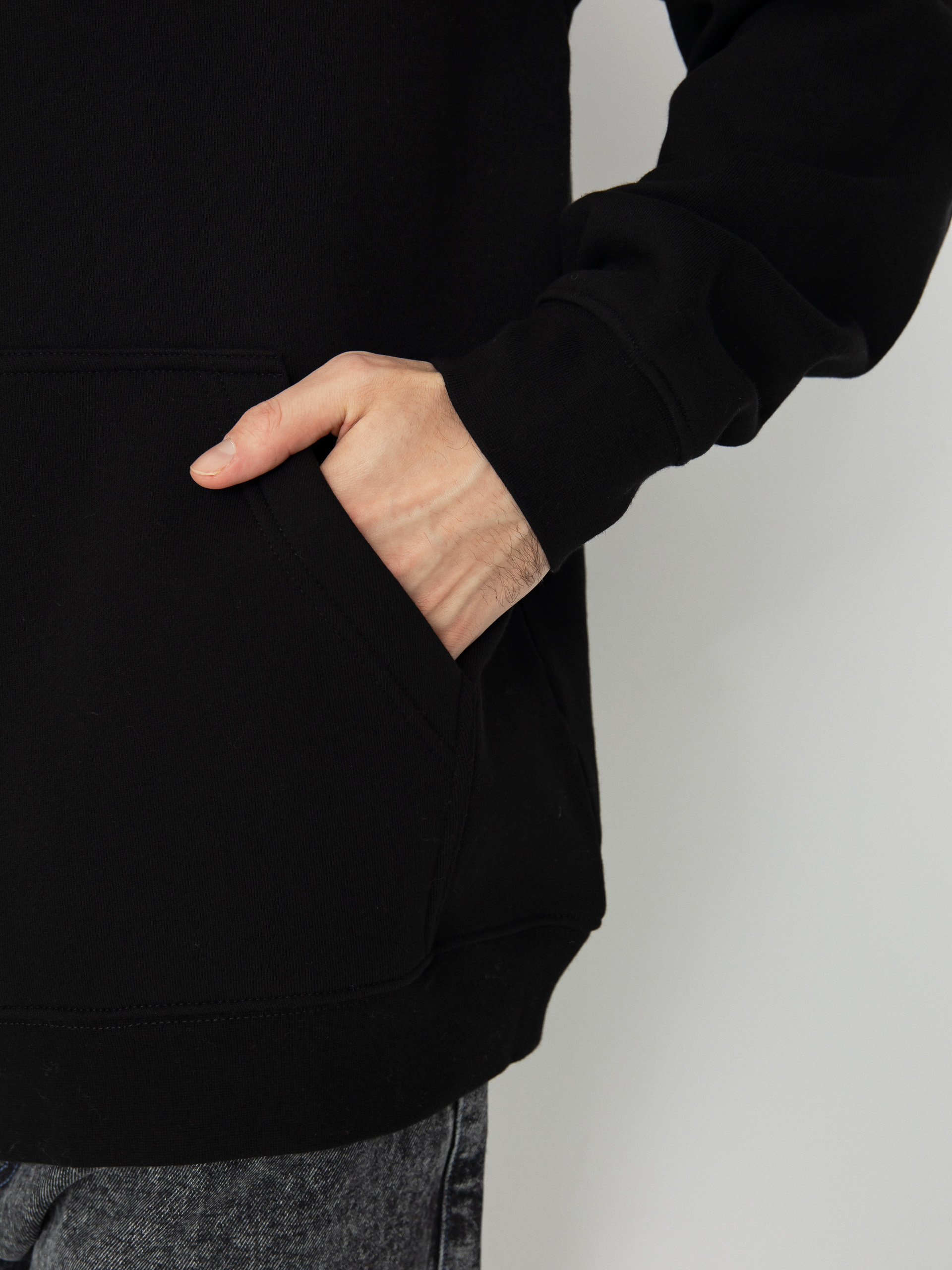 Mikina s kapucí Dime Rawdon HD (black)