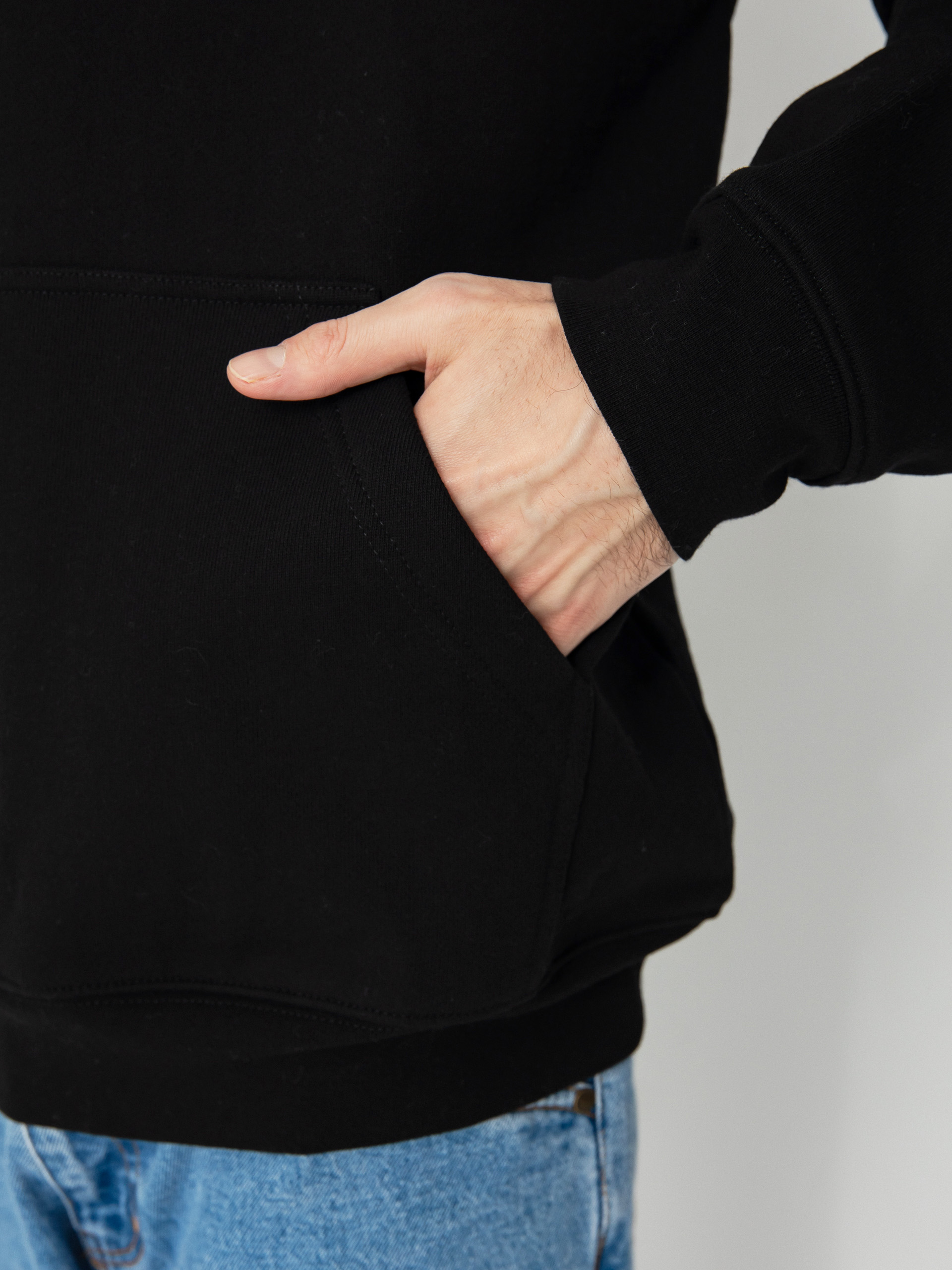 Mikina s kapucí Dime Classic Small Logo HD (black)