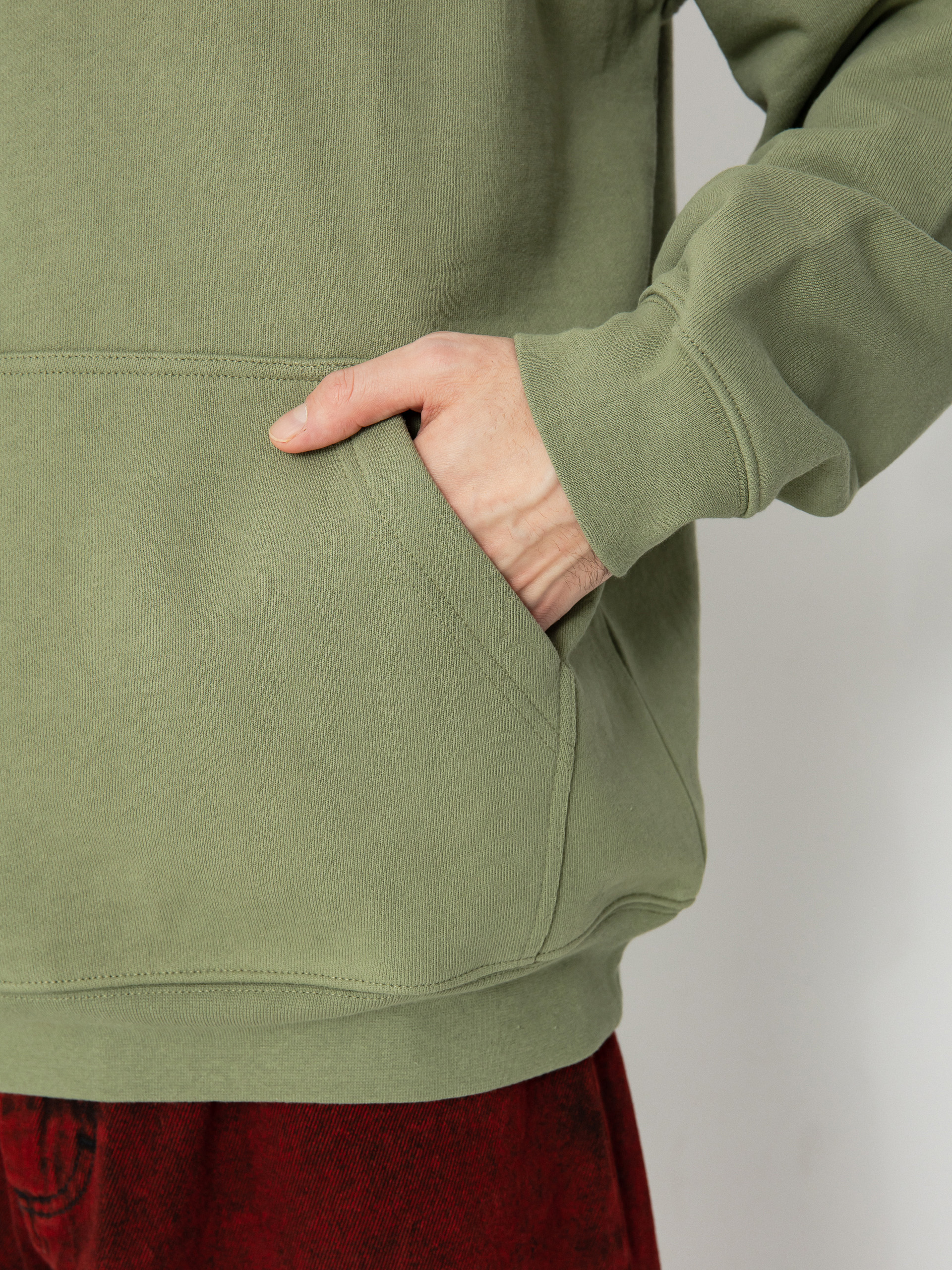 Mikina s kapucí Dime Classic Small Logo HD (warm khaki)