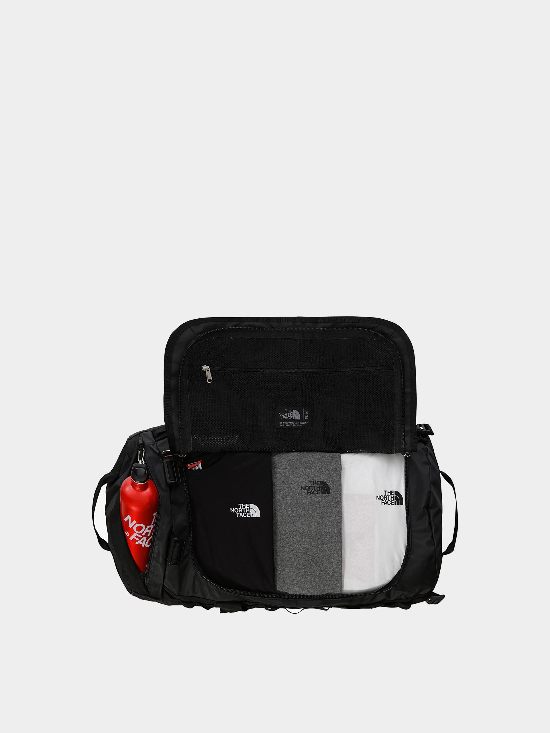 Taška The North Face Base Camp Duffel M (tnf black tnf white npf)