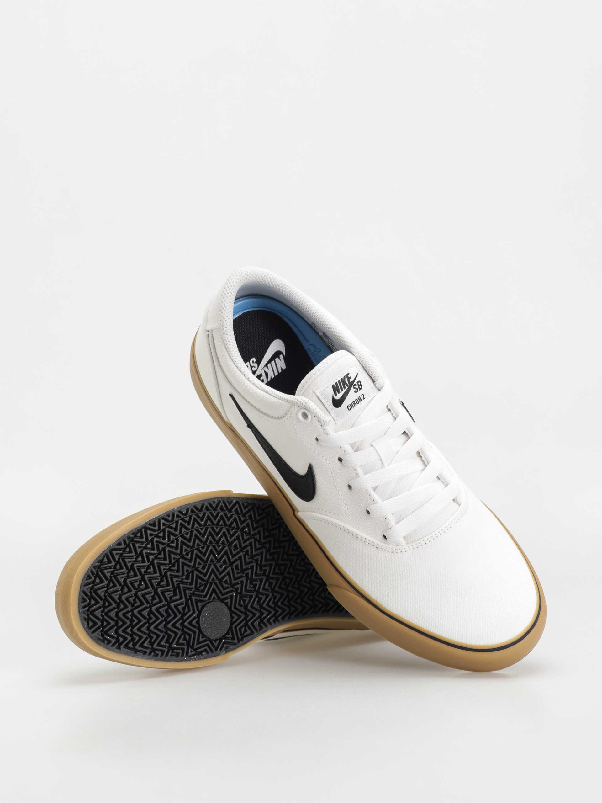 Boty Nike SB Chron 2 Canvas (white/black white gum light brown)