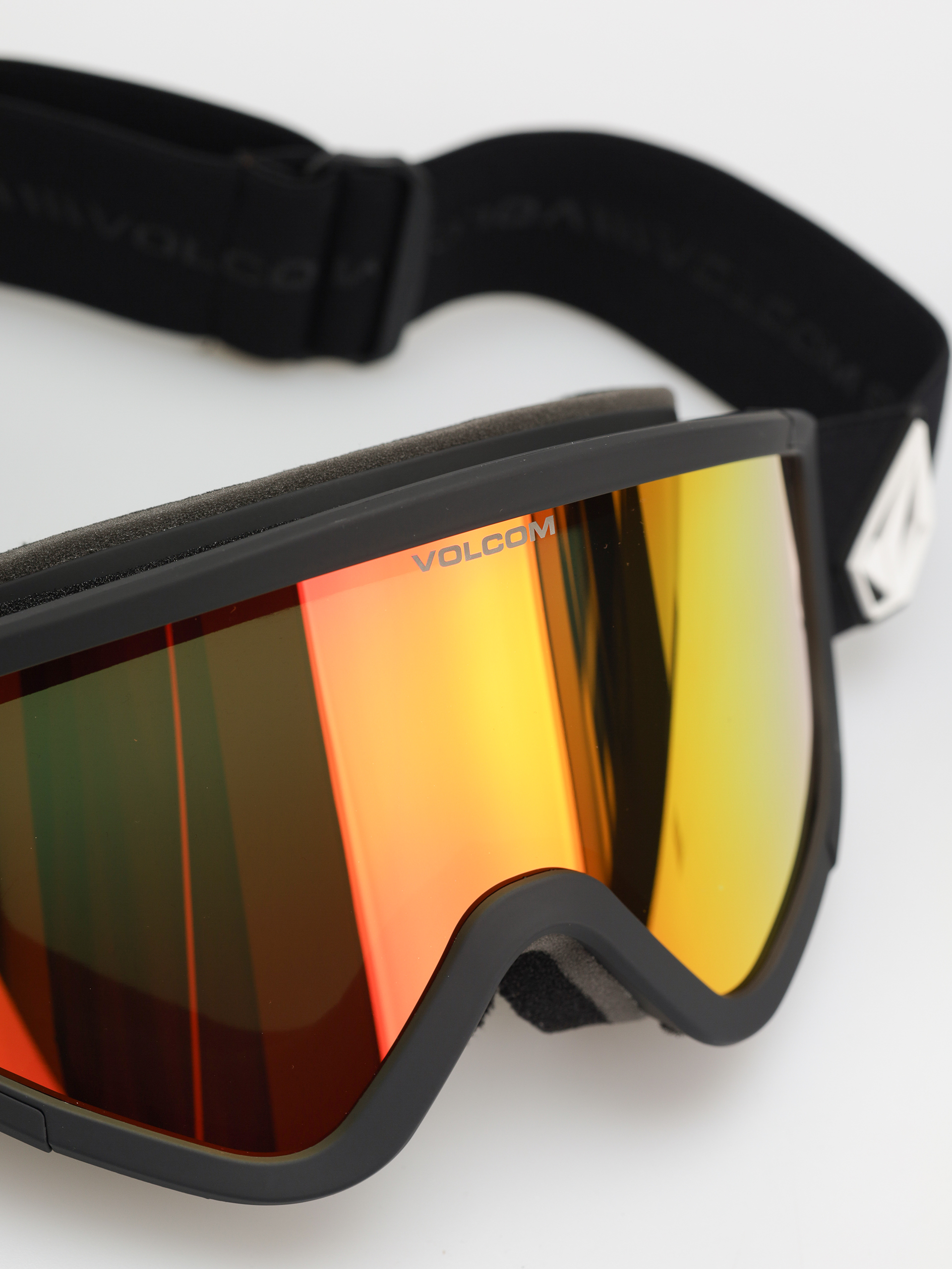 Brýle na snowboard Volcom Attunga (matte black/red chrome+bl yellow)