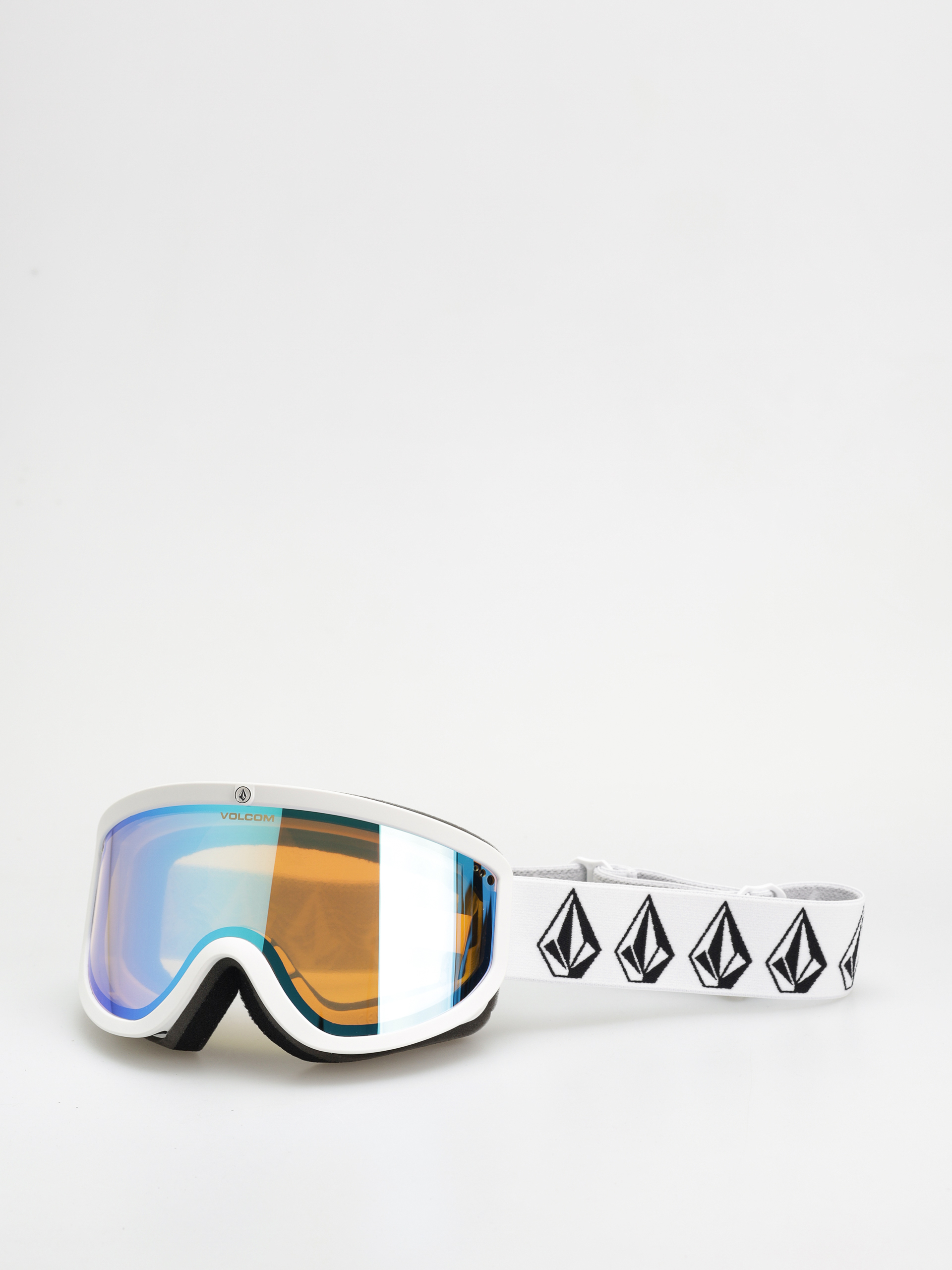 Brýle na snowboard Volcom Footprints (matte white stone/ice chrome)