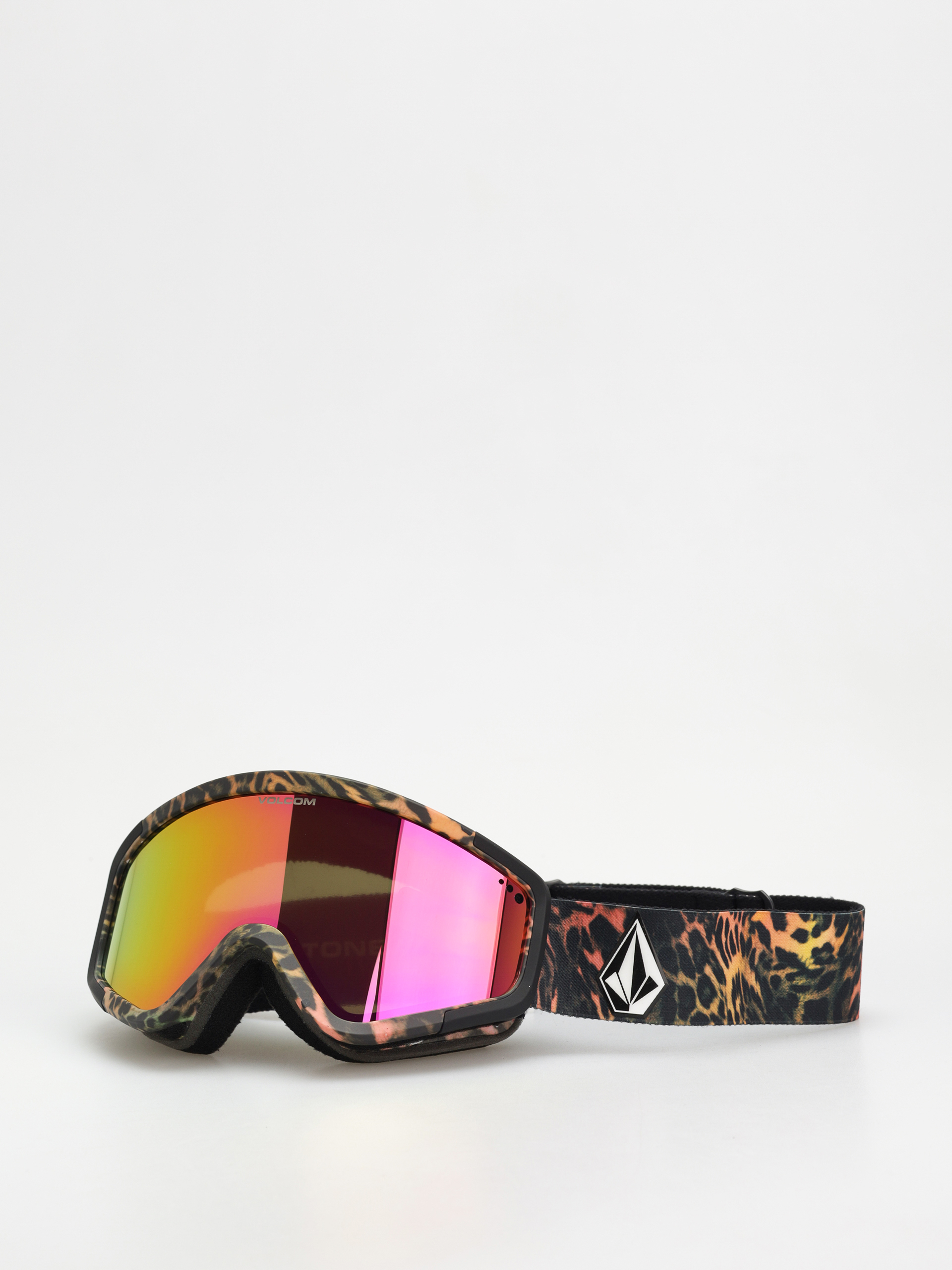 Brýle na snowboard Volcom Attunga (acid leopard/pink chrome+bl rose)