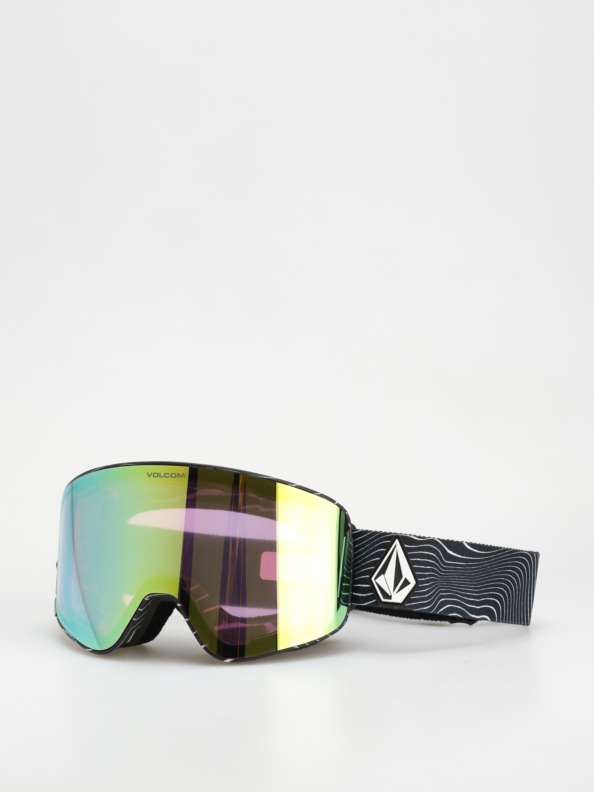 Bru00fdle na snowboard Volcom Odyssey (op art/gold chrome+bl rose)