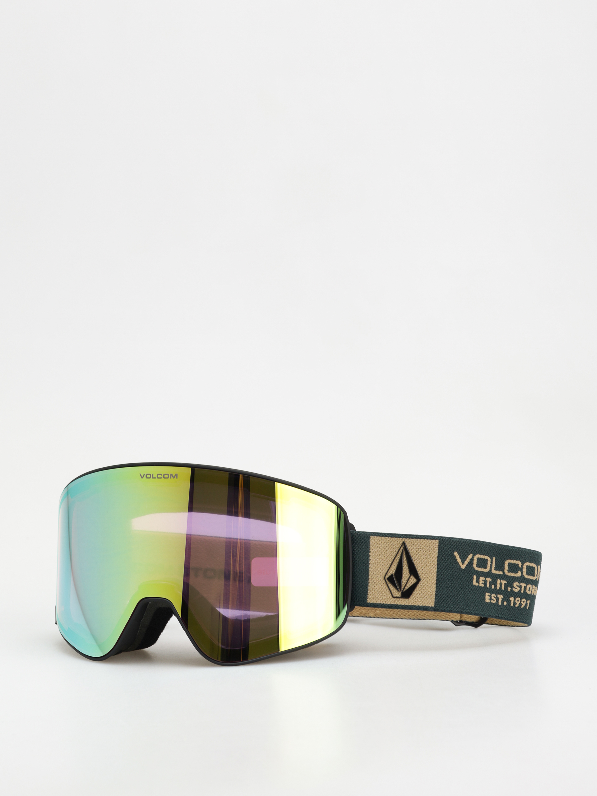 Brýle na snowboard Volcom Odyssey (scb snd/gold chrome+bl dark grey)