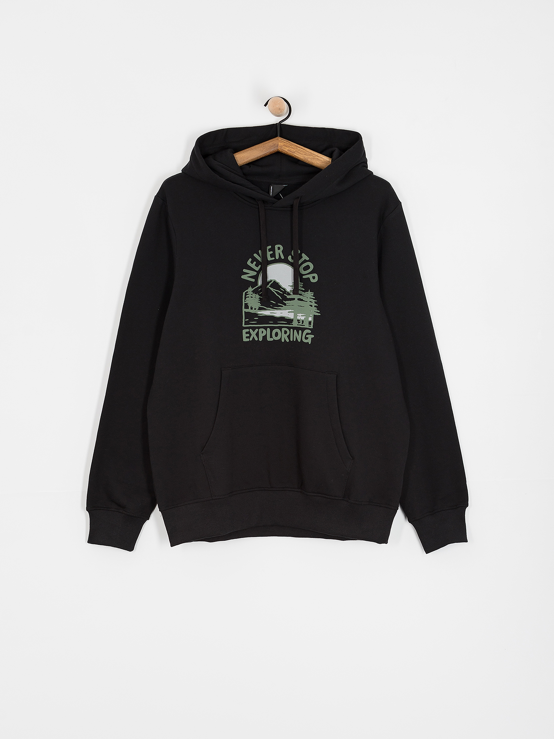 Mikina s kapucí The North Face Outdoor Graphic HD (tnf black)