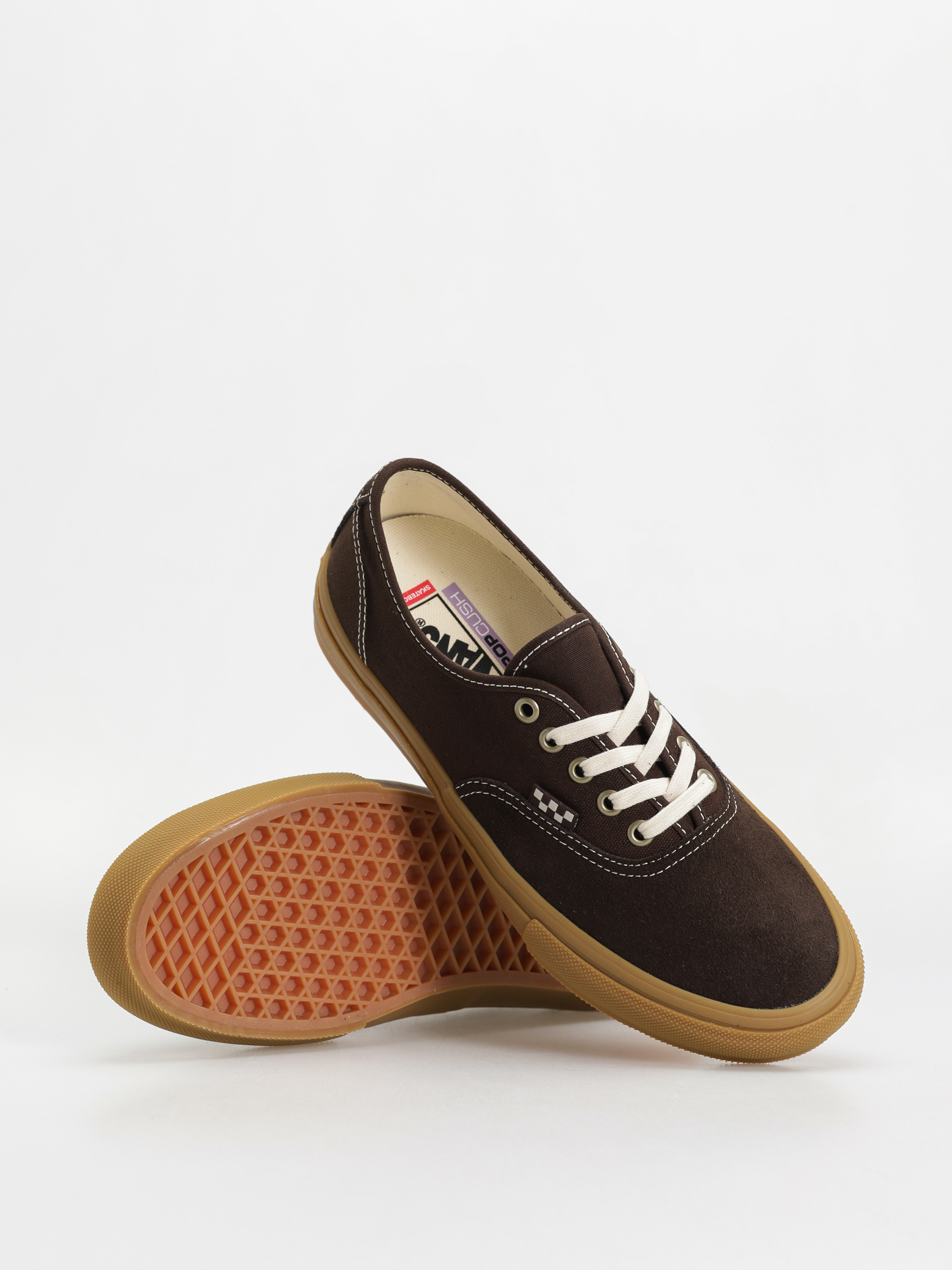 Boty Vans Skate Authentic (brown/gum)