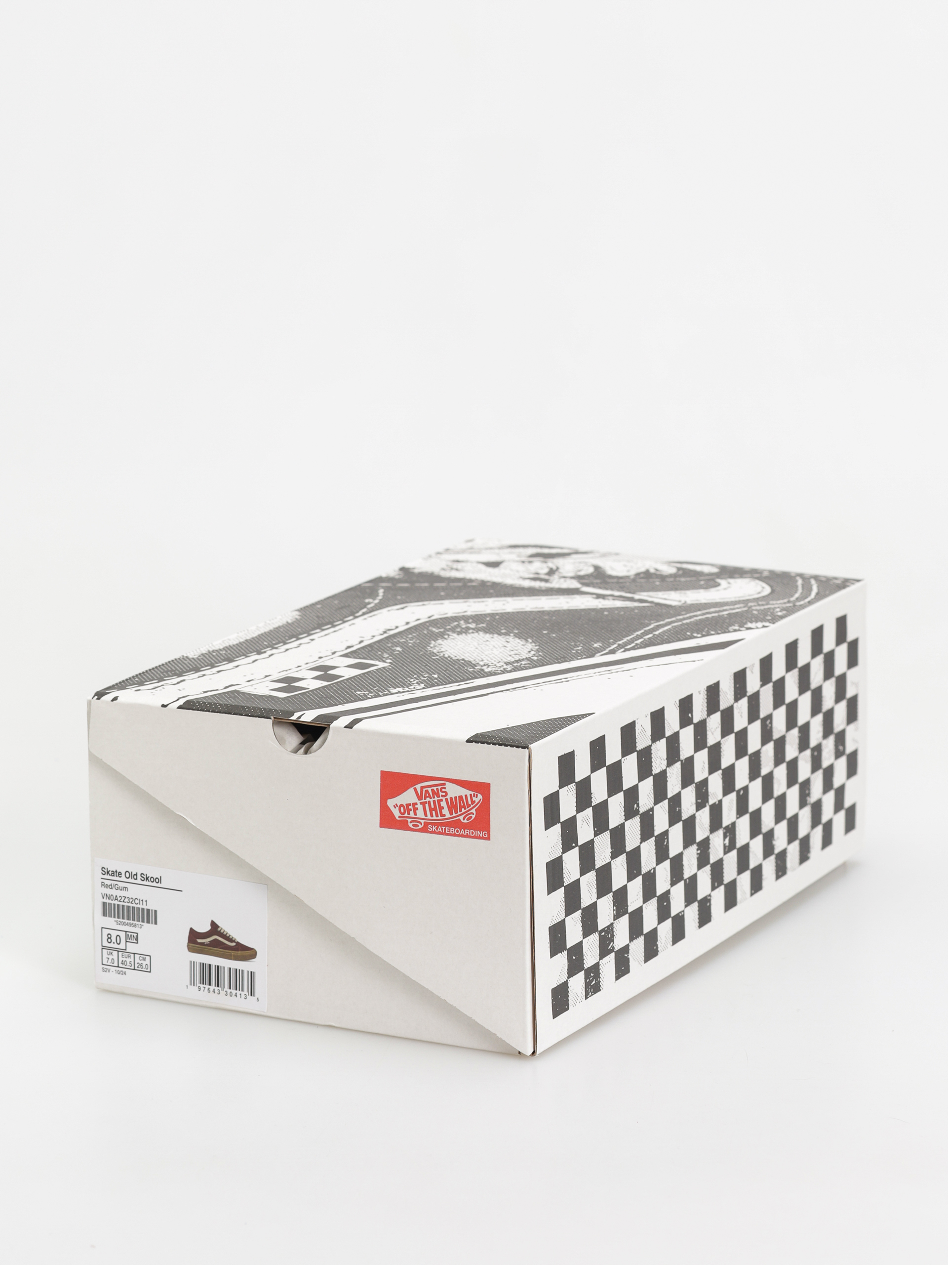 Boty Vans Skate Old Skool (red/gum)