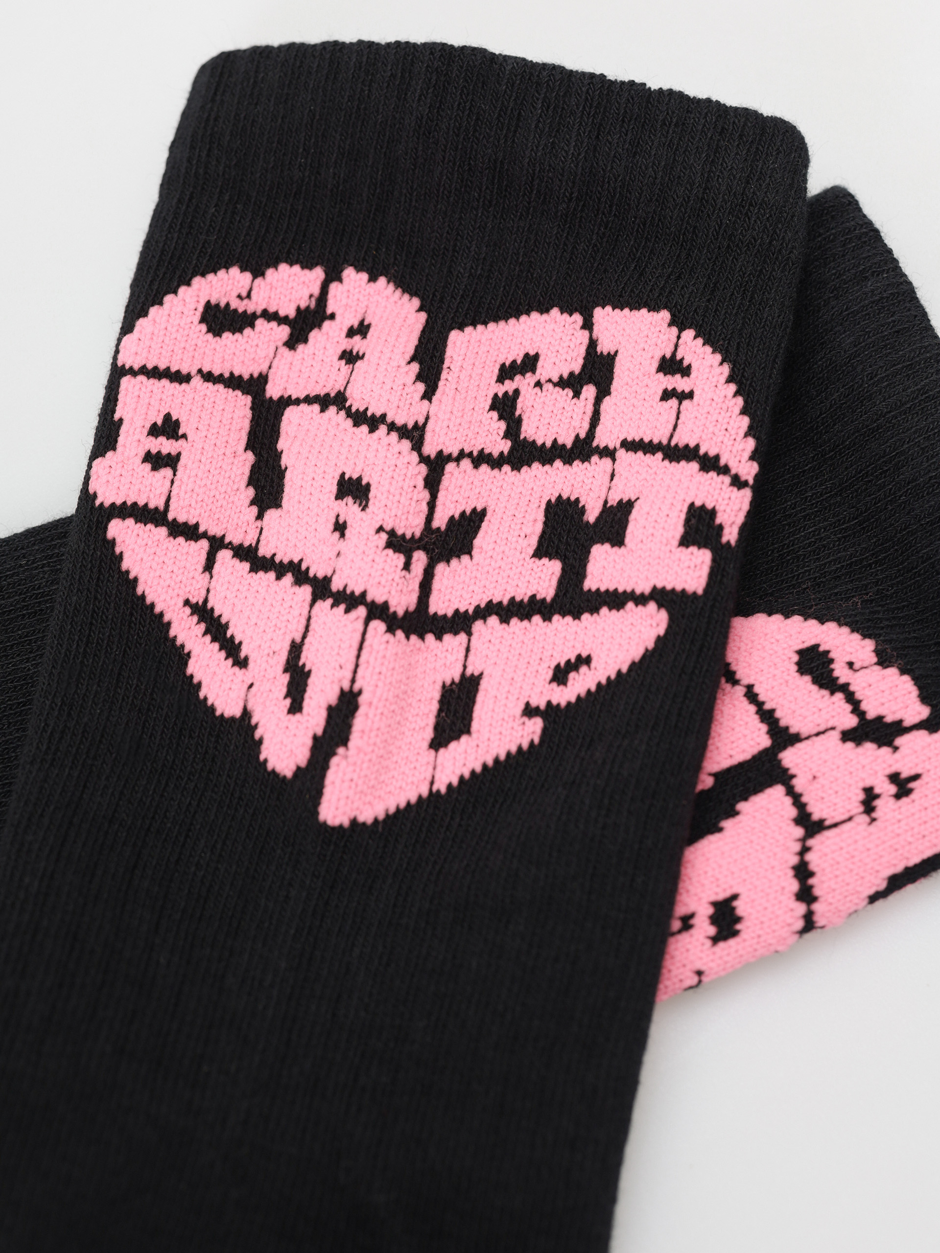 Ponožky Carhartt WIP Heartbreaker (black/lumo pink)