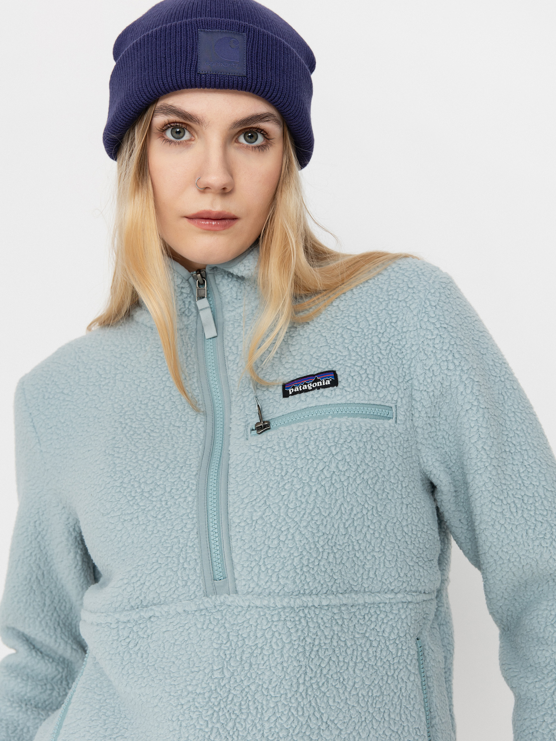 Dámský Fleecová mikina Patagonia Retro Pile Marsupial (thermal blue)