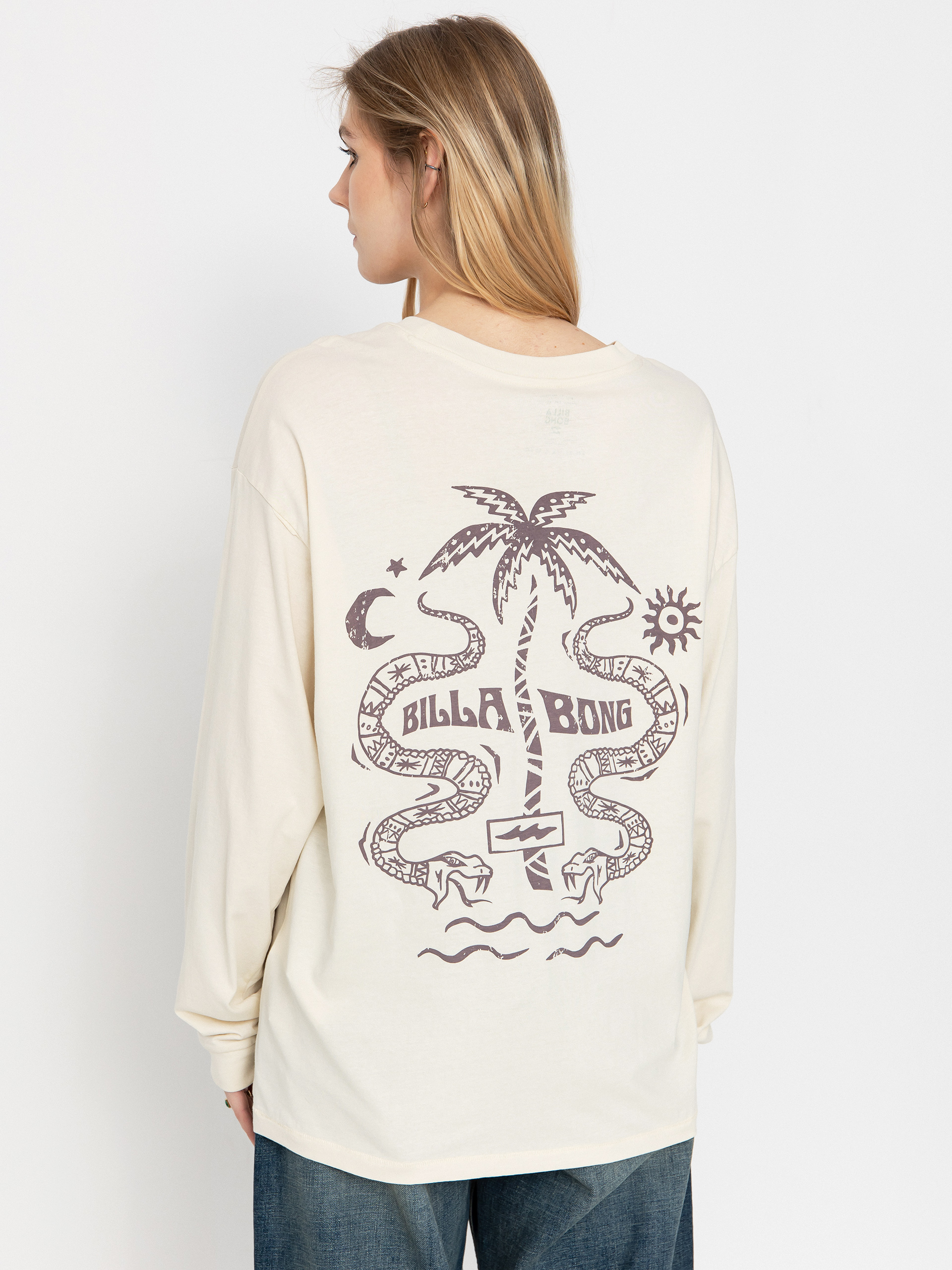 Triko Billabong No Bad Days Wmn (white cap)