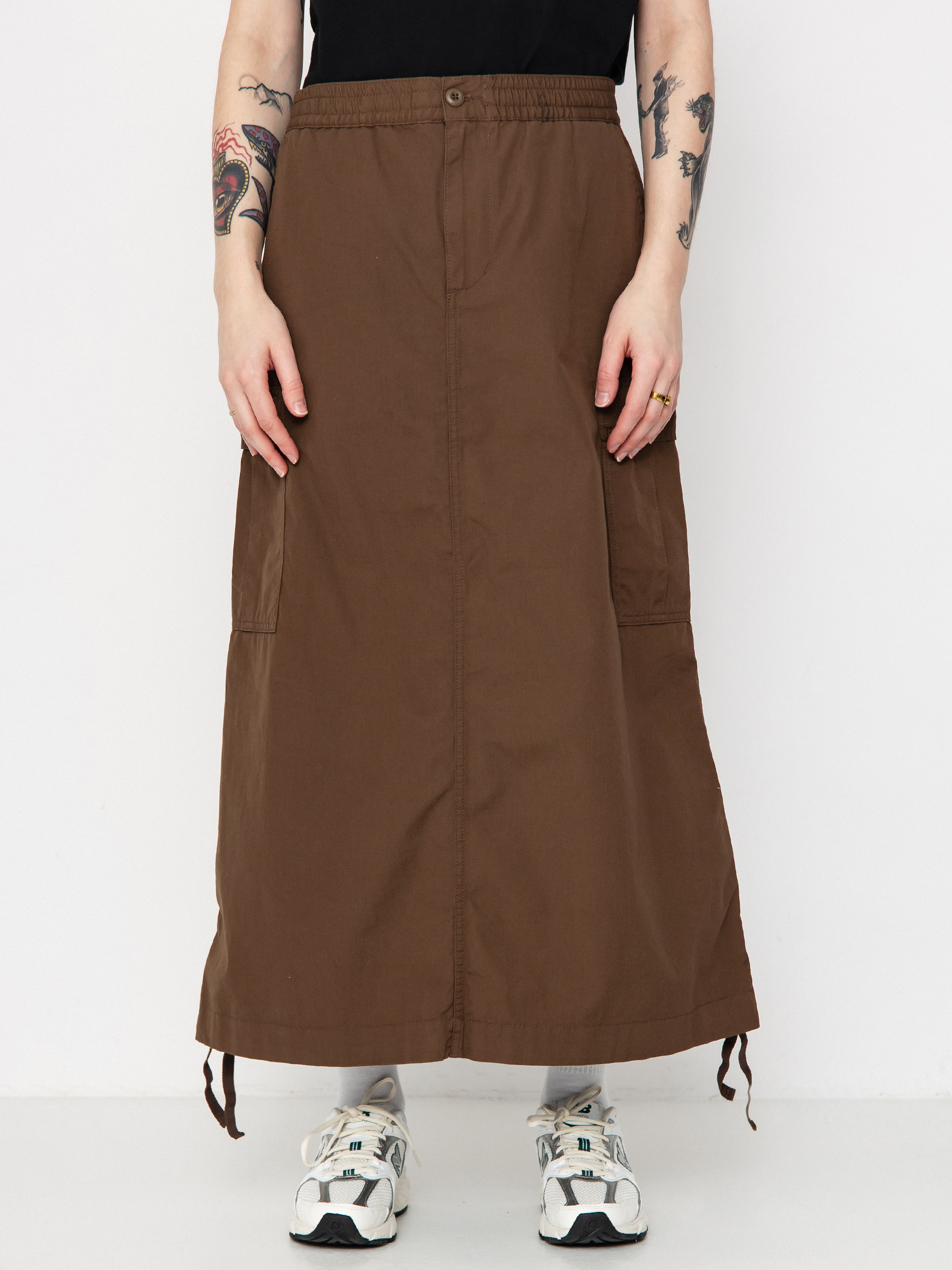 Sukně Carhartt WIP Cargo Long Wmn (chocolate)