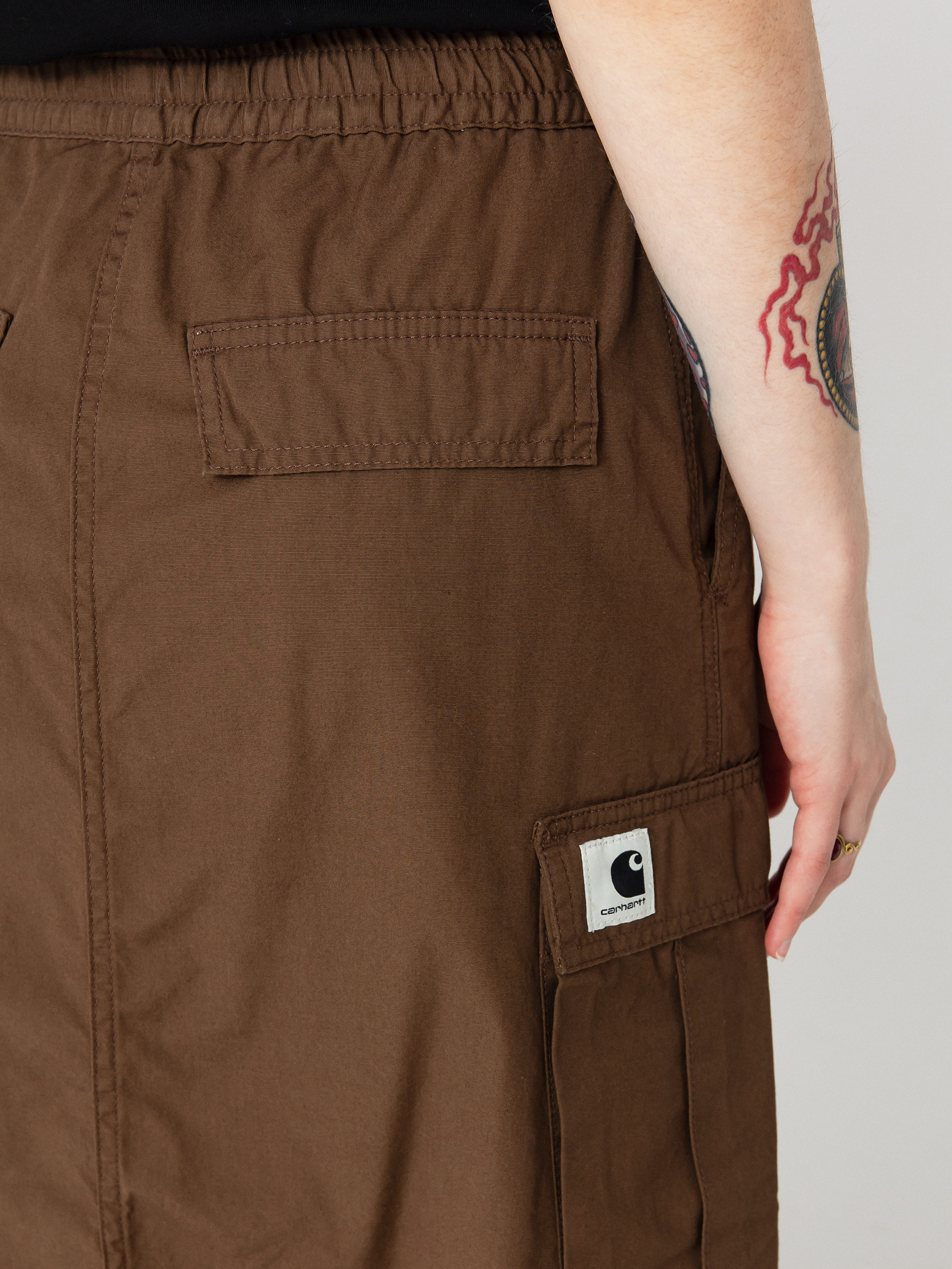 Sukně Carhartt WIP Cargo Long Wmn (chocolate)