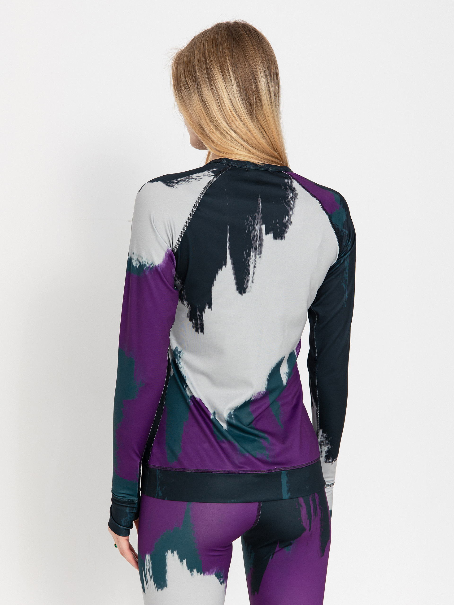 Dámský Triko Burton Lightweight X Crew (silver sconce/forest chalk)